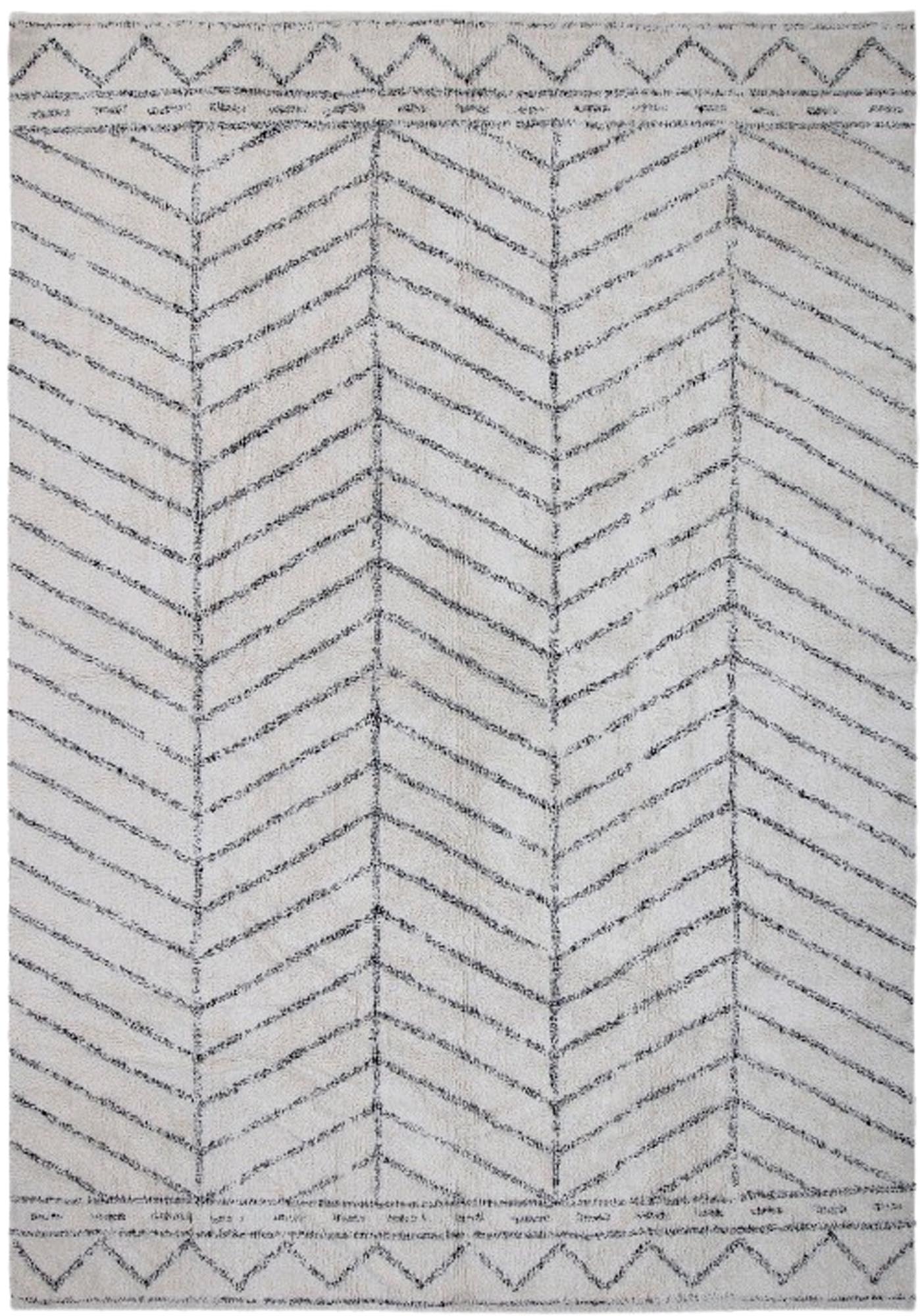 Der Oiva Teppich von Bloomingville aus Baumwolle bringt skandinavische Eleganz und natürliche Wärme in Ihr Zuhause.