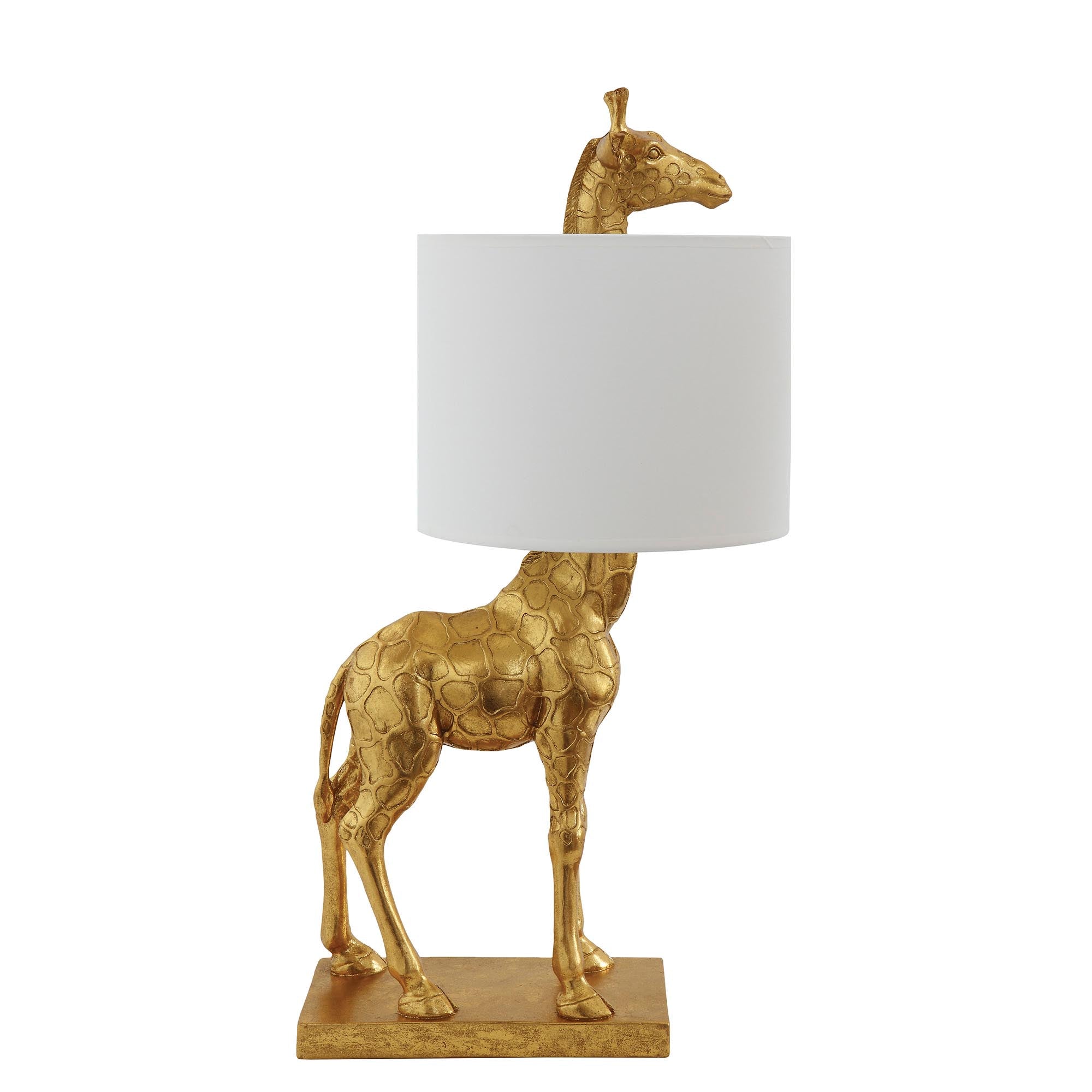 Entdecken Sie die elegante Silas Tischlampe von Creative Collection. Diese goldene Giraffenlampe aus Polyresin setzt stilvolle Akzente in jedem Raum.