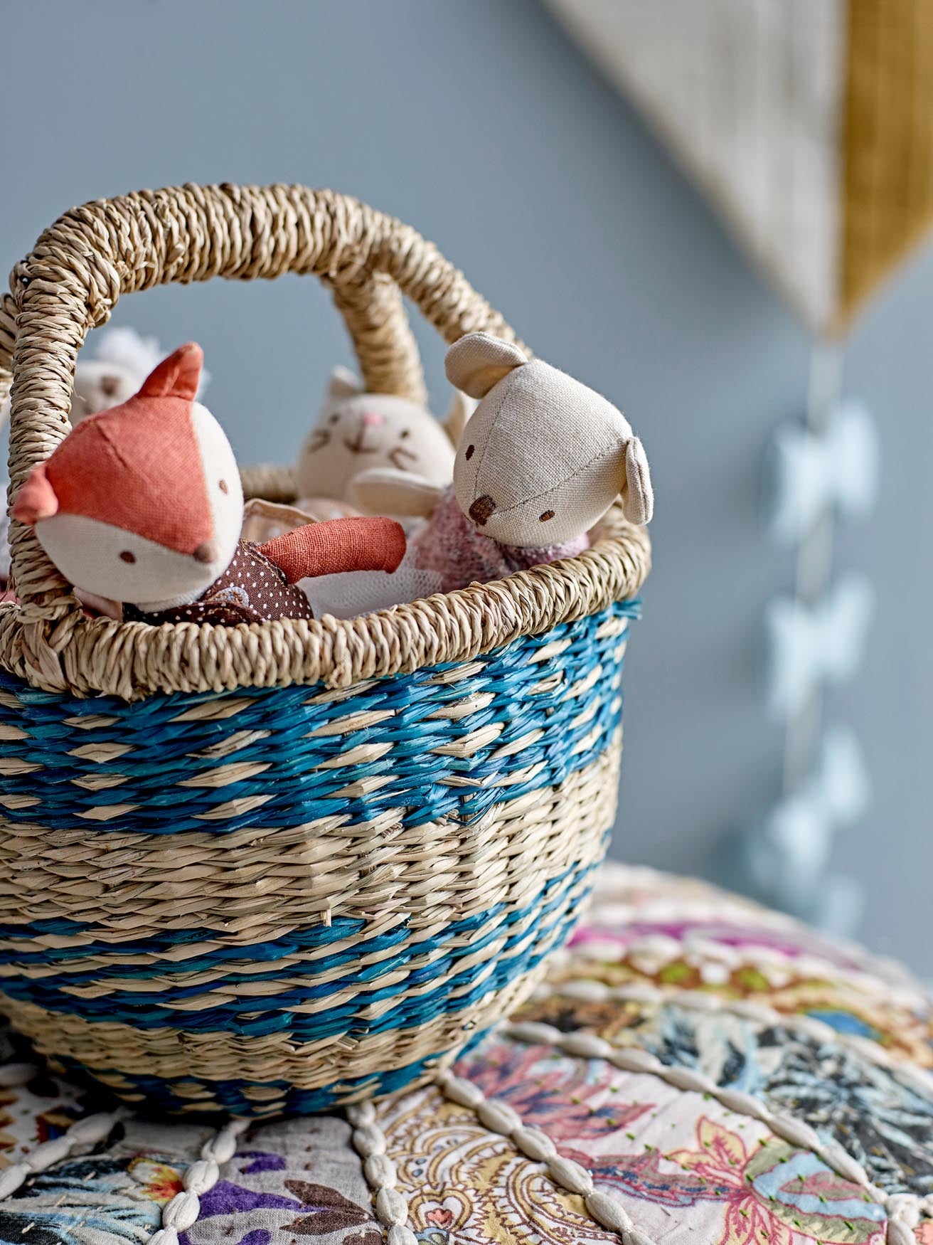 Niedliche Stoffpuppe Rose aus Baumwolle von Bloomingville Mini.