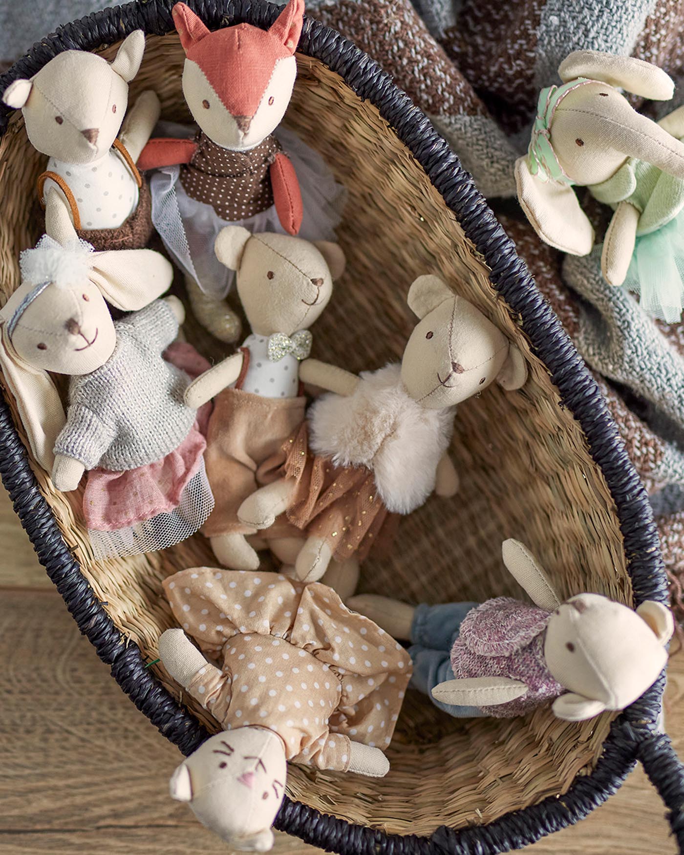 Zauberhafte Puppe Rose aus Baumwolle – Bloomingville Mini Highlight.