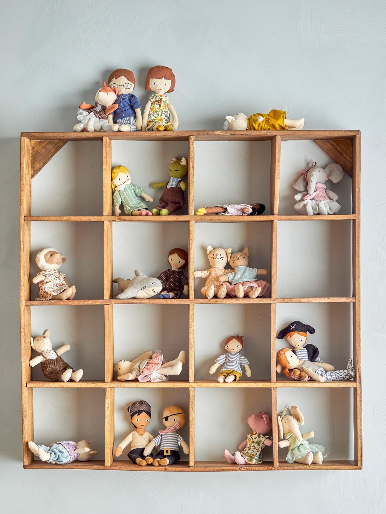 Niedliche Baumwollpuppe Rose von Bloomingville Mini für Kinderträume.