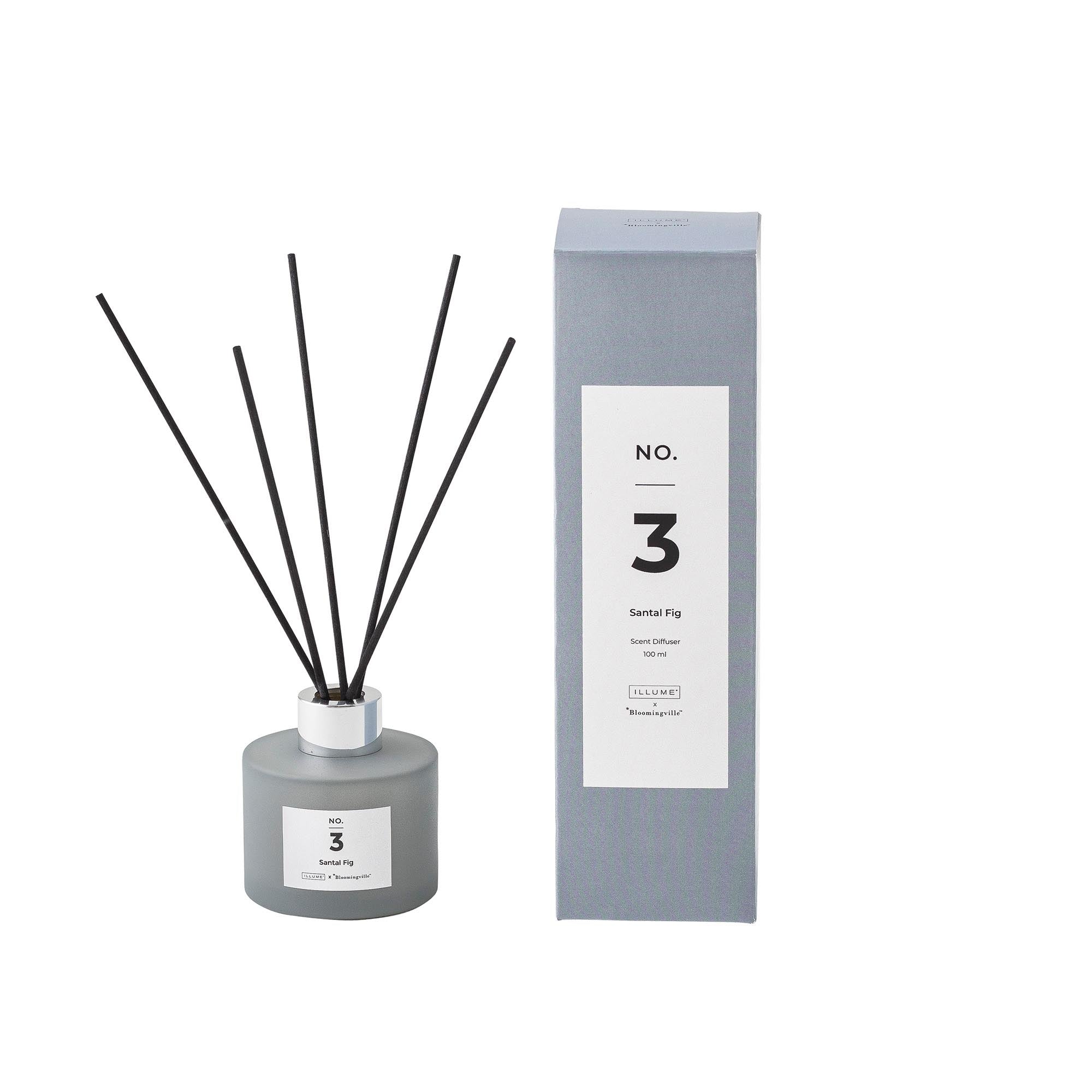 Entdecken Sie den NO. 3 Santal Fig Duft Diffuser von Illume. Elegantes Design, harmonische Feigen-Kokos-Duftkomposition für Ihr Zuhause.