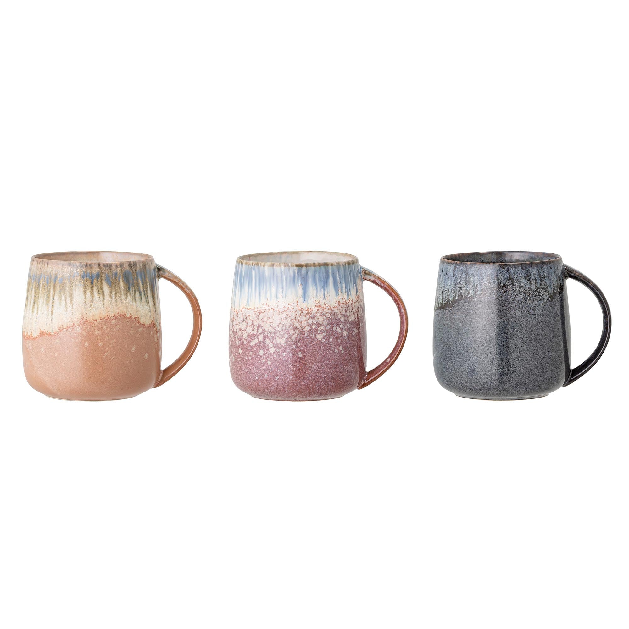 Cloe Becher, Blau, Steingut in Blue präsentiert im Onlineshop von KAQTU Design AG. Tasse ist von Creative Collection