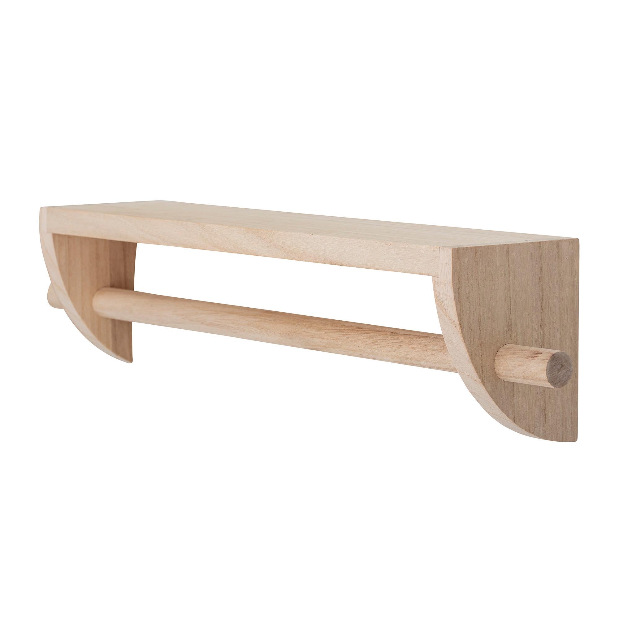 Mingus Regal, Natur, Paulownia in Nature präsentiert im Onlineshop von KAQTU Design AG. Wandregal ist von Bloomingville Mini