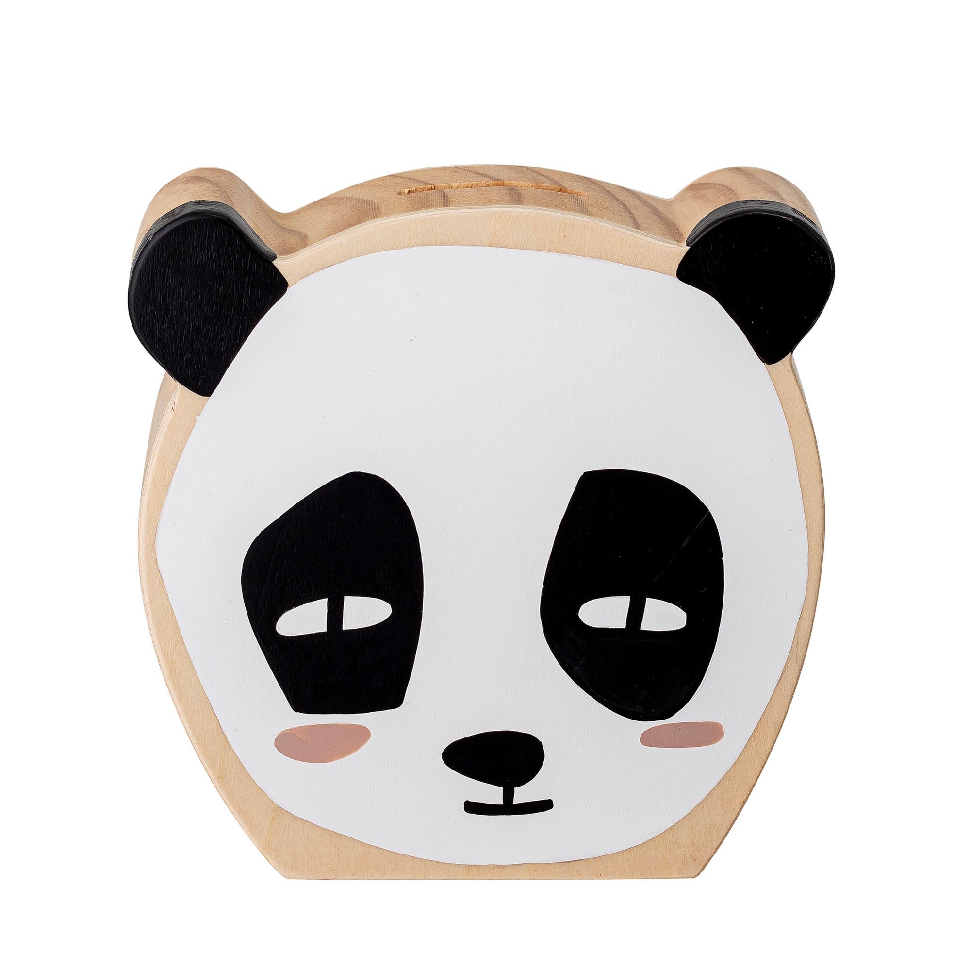 Die Sonne Geldbank von Bloomingville Mini: Eine charmante, weisse Spardose aus Birke, ideal für Kinderzimmer.