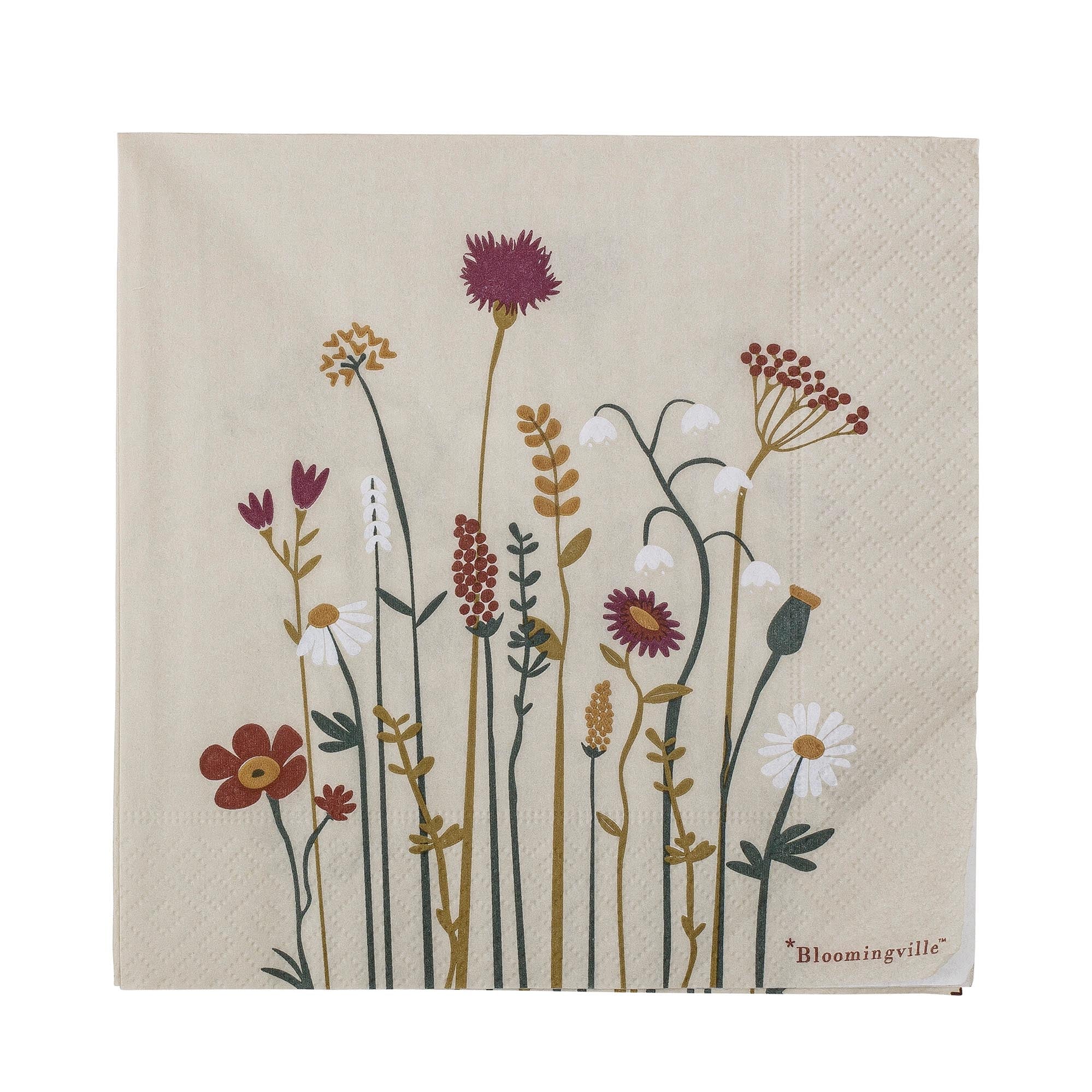 Paige Serviette, Natur, FSC® Mix, Papier in Nature präsentiert im Onlineshop von KAQTU Design AG. Servietten ist von Bloomingville