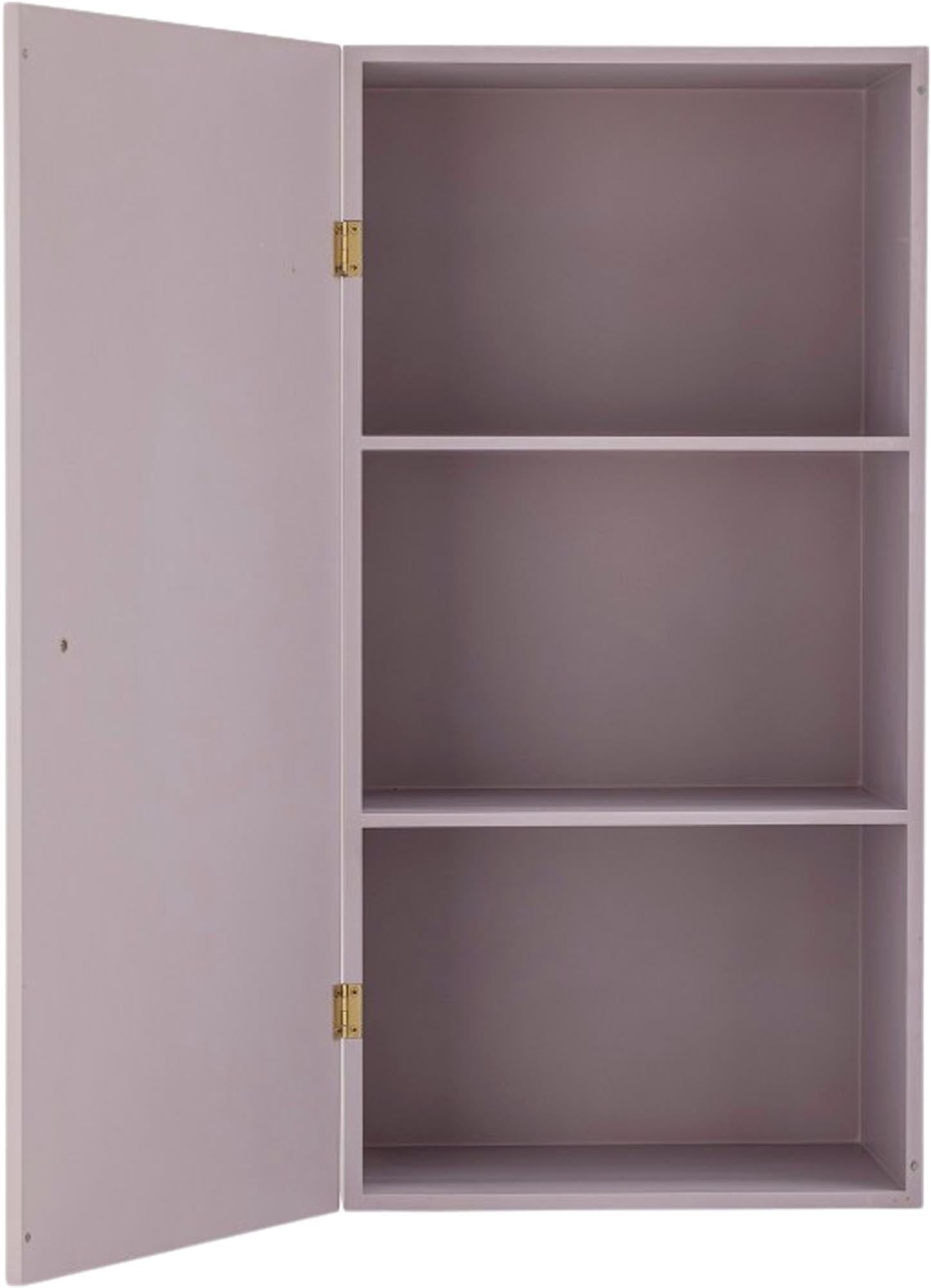 Das Nell Kabinett in Violett von Bloomingville Mini aus MDF ist ein stilvolles Möbelstück für Kinderzimmer und moderne Räume.