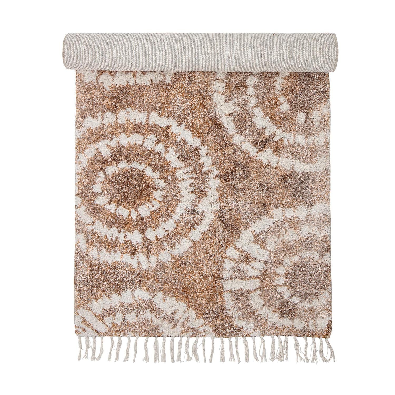 Sada Teppich, Braun: Eleganter Baumwollteppich für Ihr Zuhause.