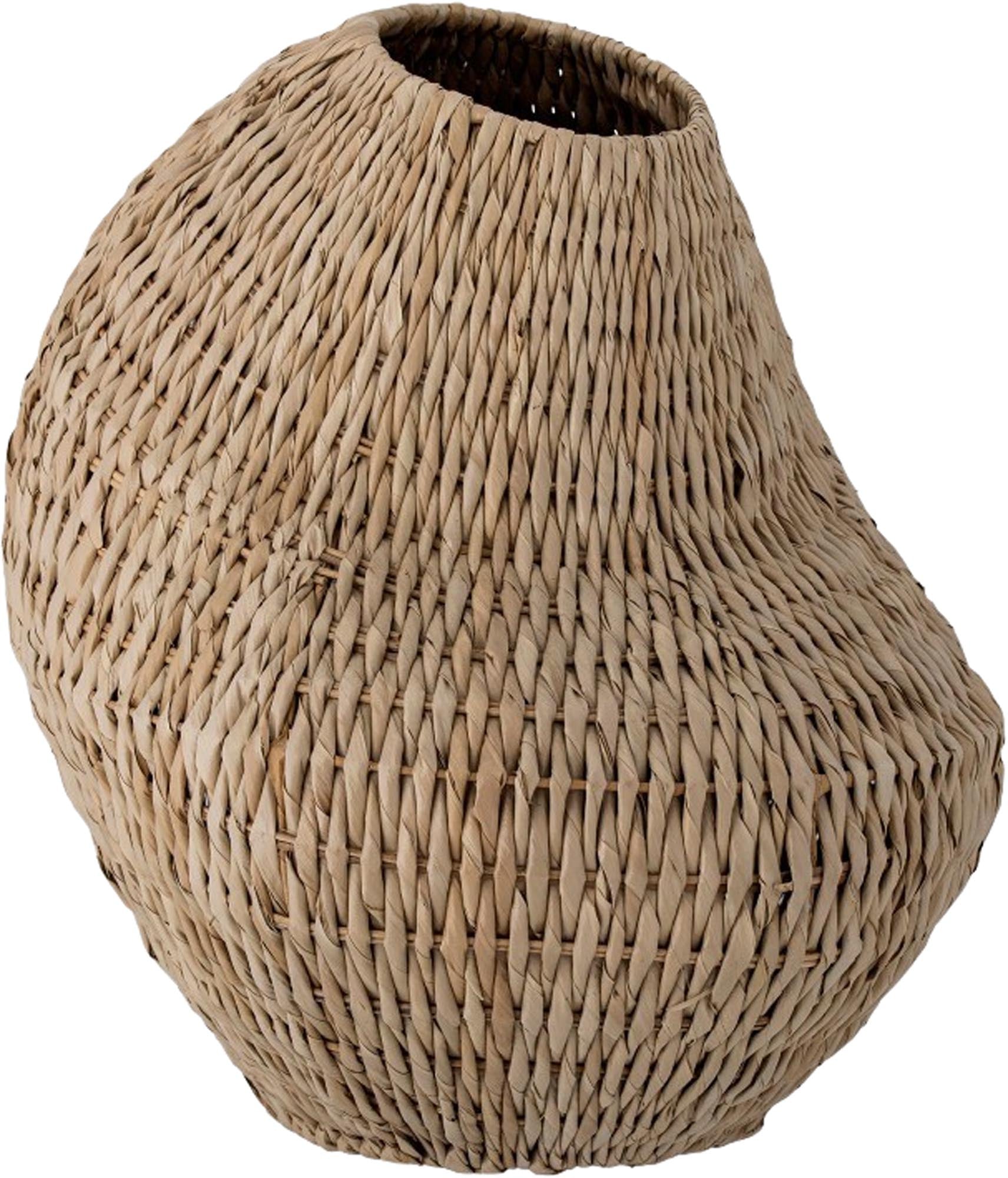 Der Levis Korb von Bloomingville, gefertigt aus natürlicher Gebang-Palme, ist stilvoll und ideal für vielseitige Aufbewahrung.