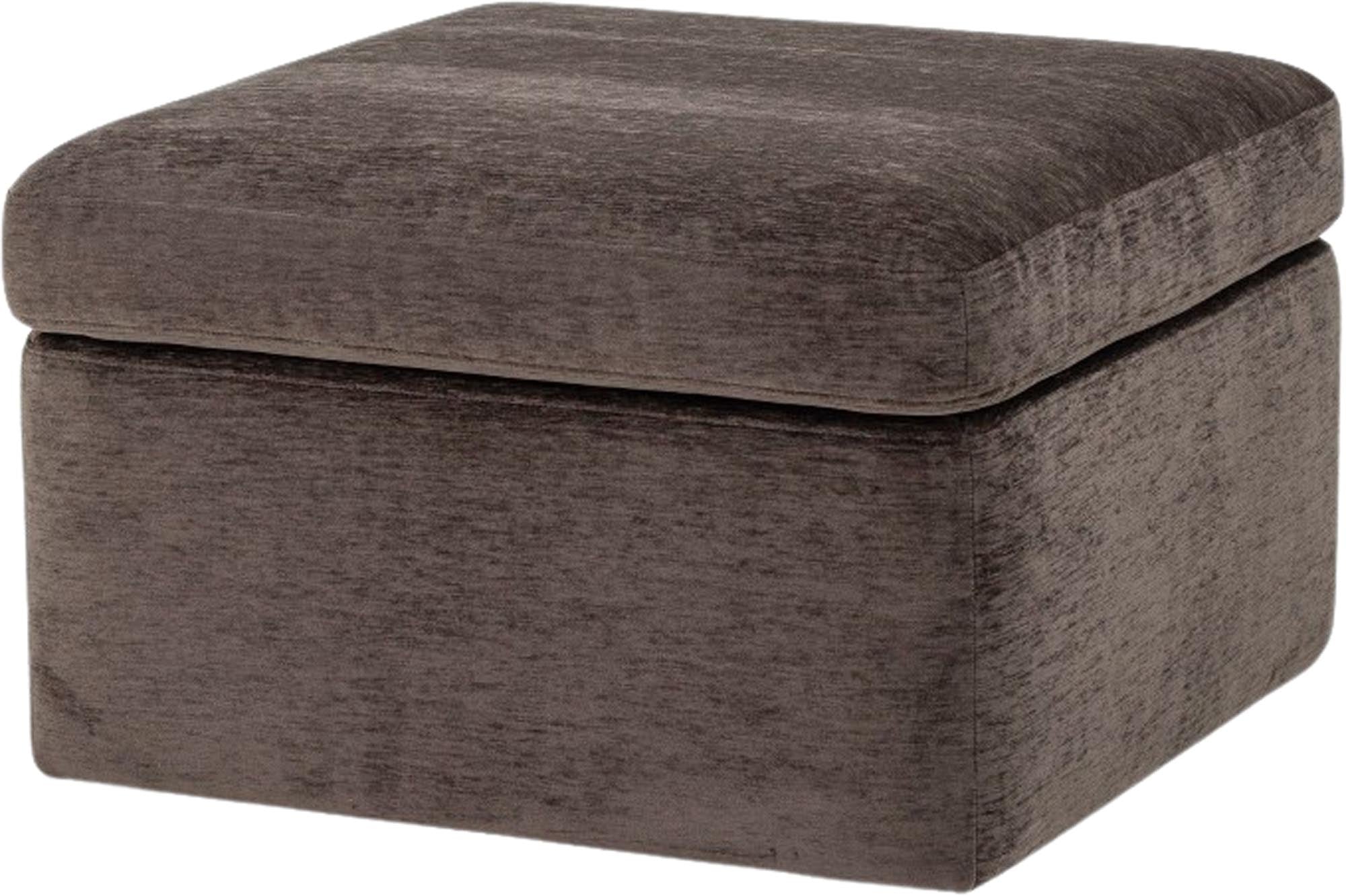 Der Lanna Pouf in Braun von Bloomingville ist ein stilvolles, nachhaltiges Sitzmöbel aus FSC®-zertifiziertem Material und Polyester.