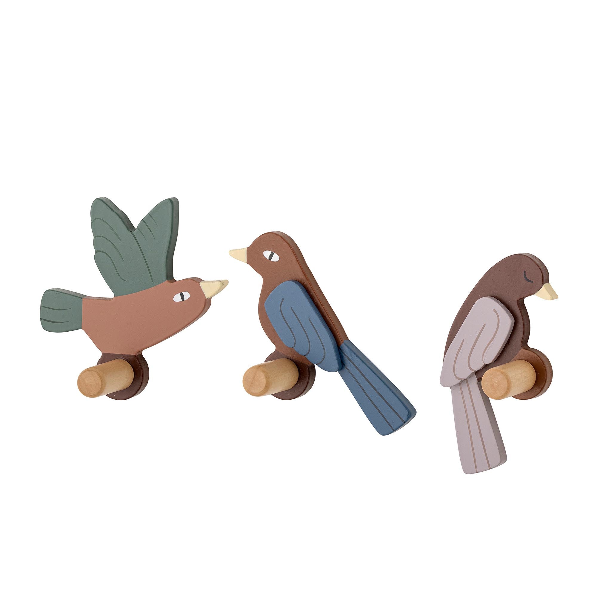Lewi Haken, Braun, FSC®100%, MDF in Brown präsentiert im Onlineshop von KAQTU Design AG. Kleiderhaken ist von Bloomingville Mini