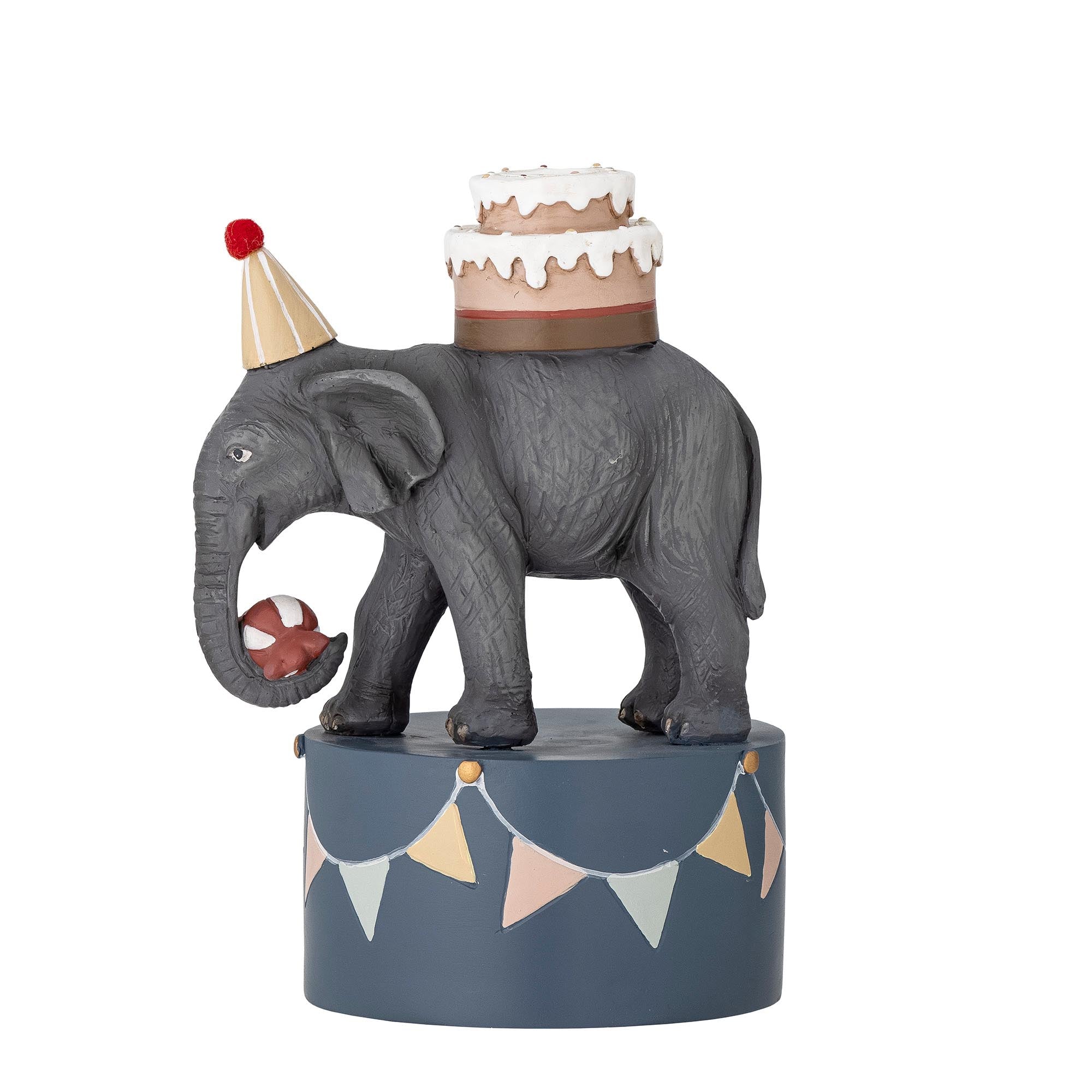 Flor Kerzenhalter, Grau, Polyresin in Grey präsentiert im Onlineshop von KAQTU Design AG. Kerzenständer ist von Bloomingville Mini