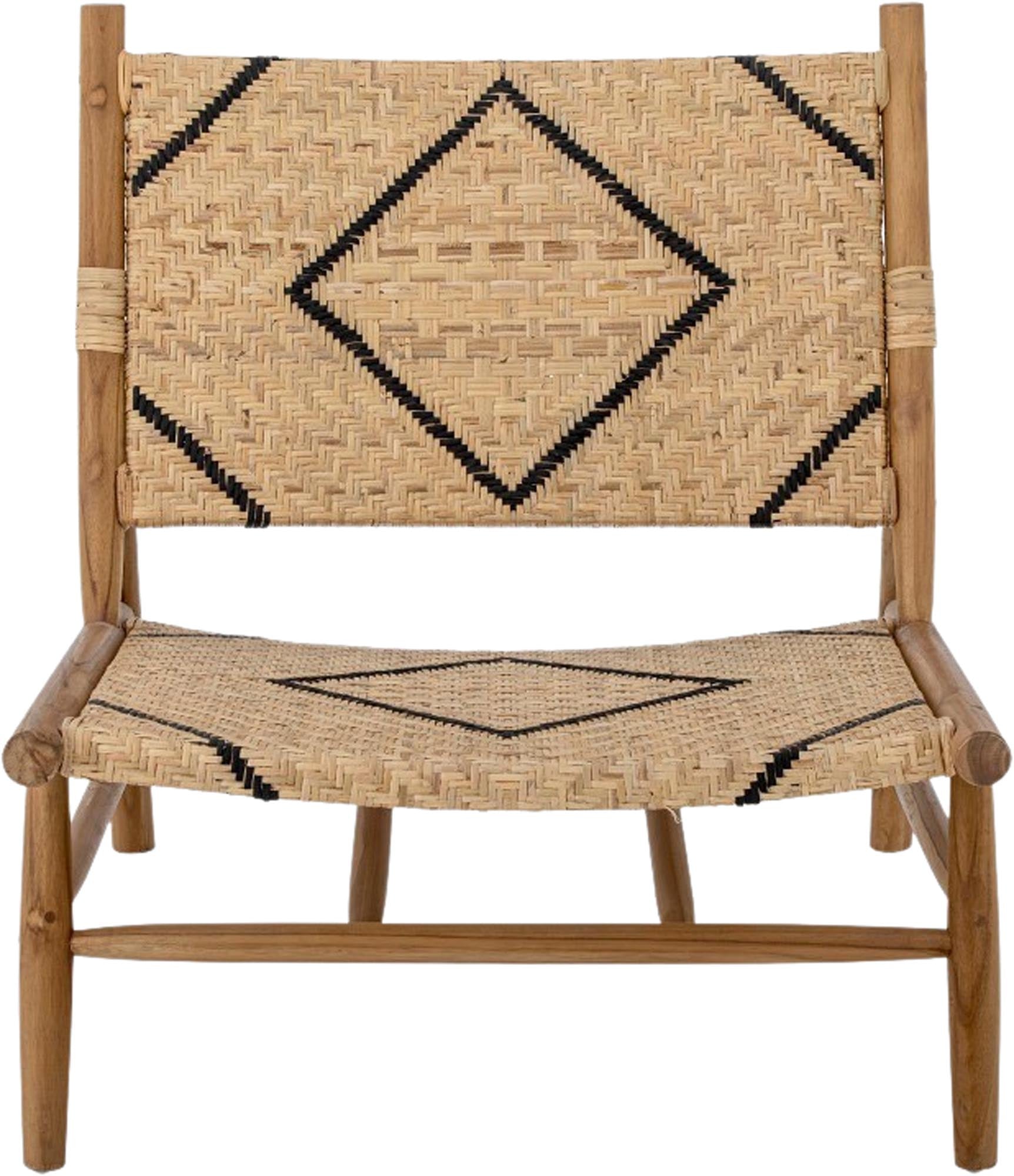 Lennox Loungesessel: Stilvolles Teakholz-Design, wetterfest, modern, ideal für drinnen & draussen. Perfekt zum Entspannen.