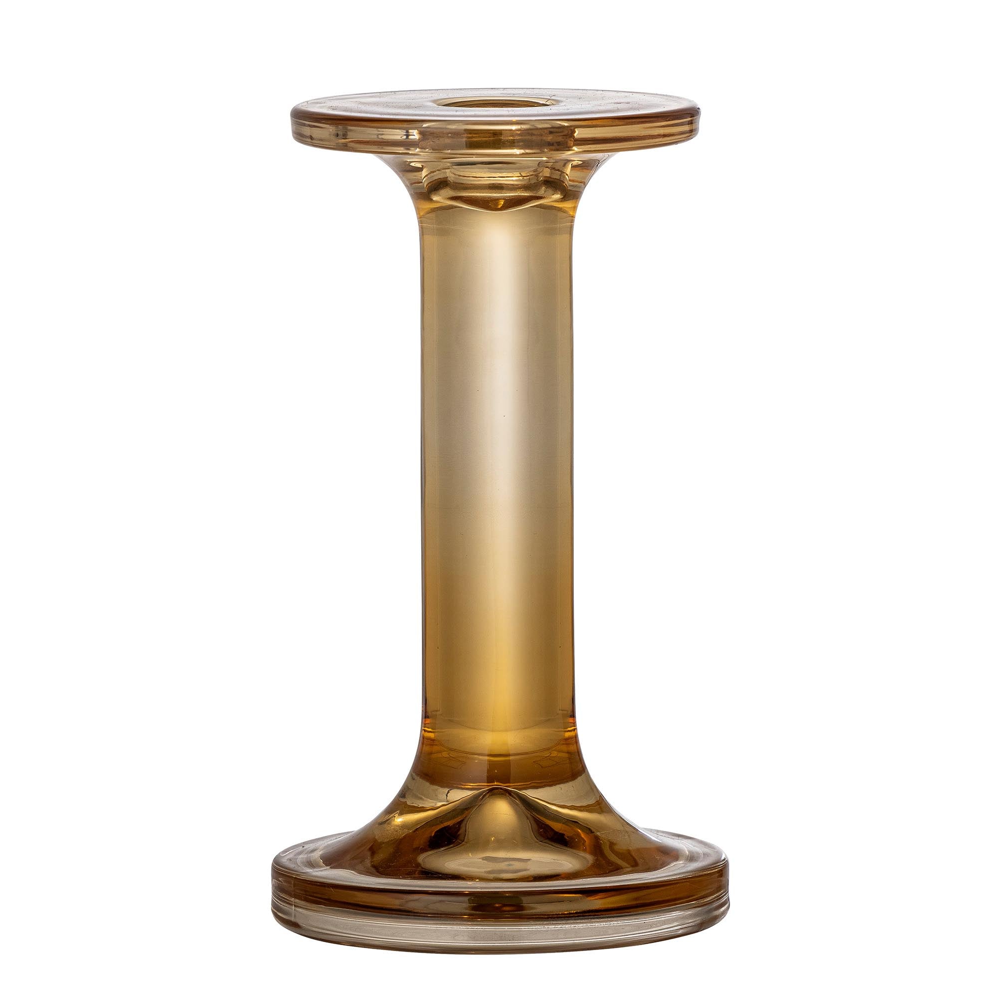 Jamey Kerzenständer, Braun, Glas in Brown präsentiert im Onlineshop von KAQTU Design AG. Kerzenständer ist von Bloomingville