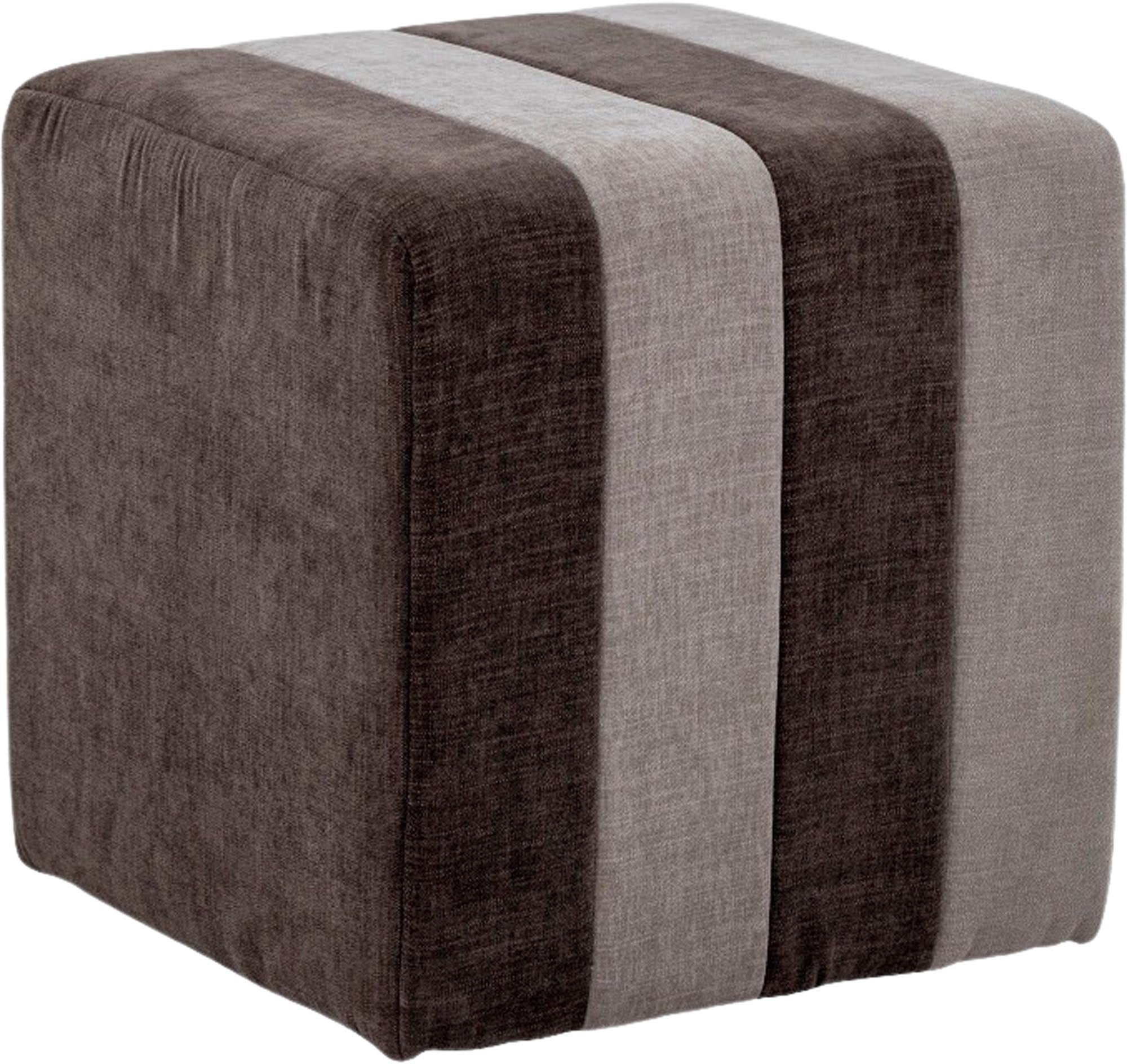 Der Flint Pouf von Bloomingville in Braun aus Polyester vereint modernes Design mit Komfort und ist vielseitig einsetzbar.