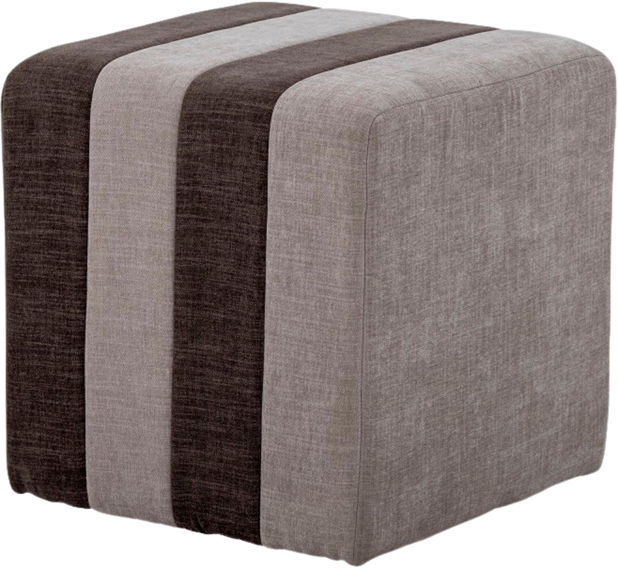 Der Flint Pouf von Bloomingville in Braun aus Polyester bietet stilvolles Design, Komfort und vielseitige Einsatzmöglichkeiten.