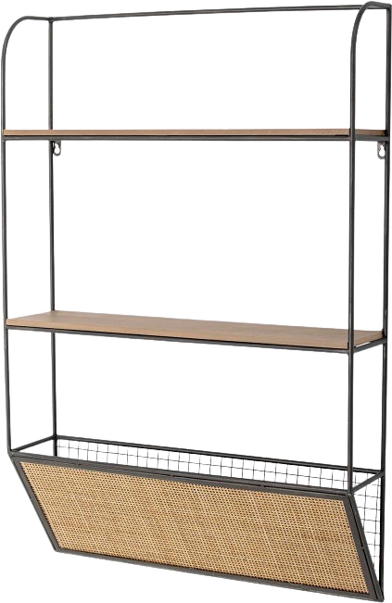 Eleganter Lesley Regal aus natürlichem Rattan von Creative Collection, ideal für stilvolle und nachhaltige Einrichtung.