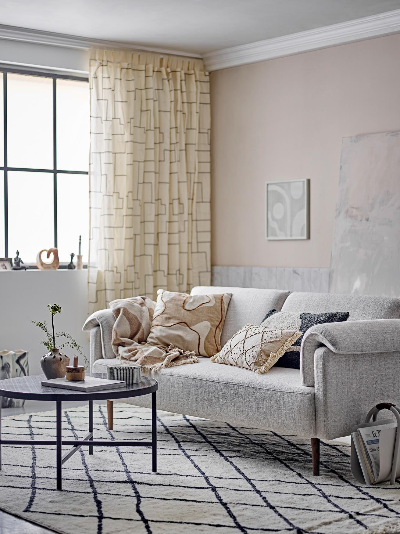 Moderner Estelle Marmor-Couchtisch in Grau von Bloomingville.