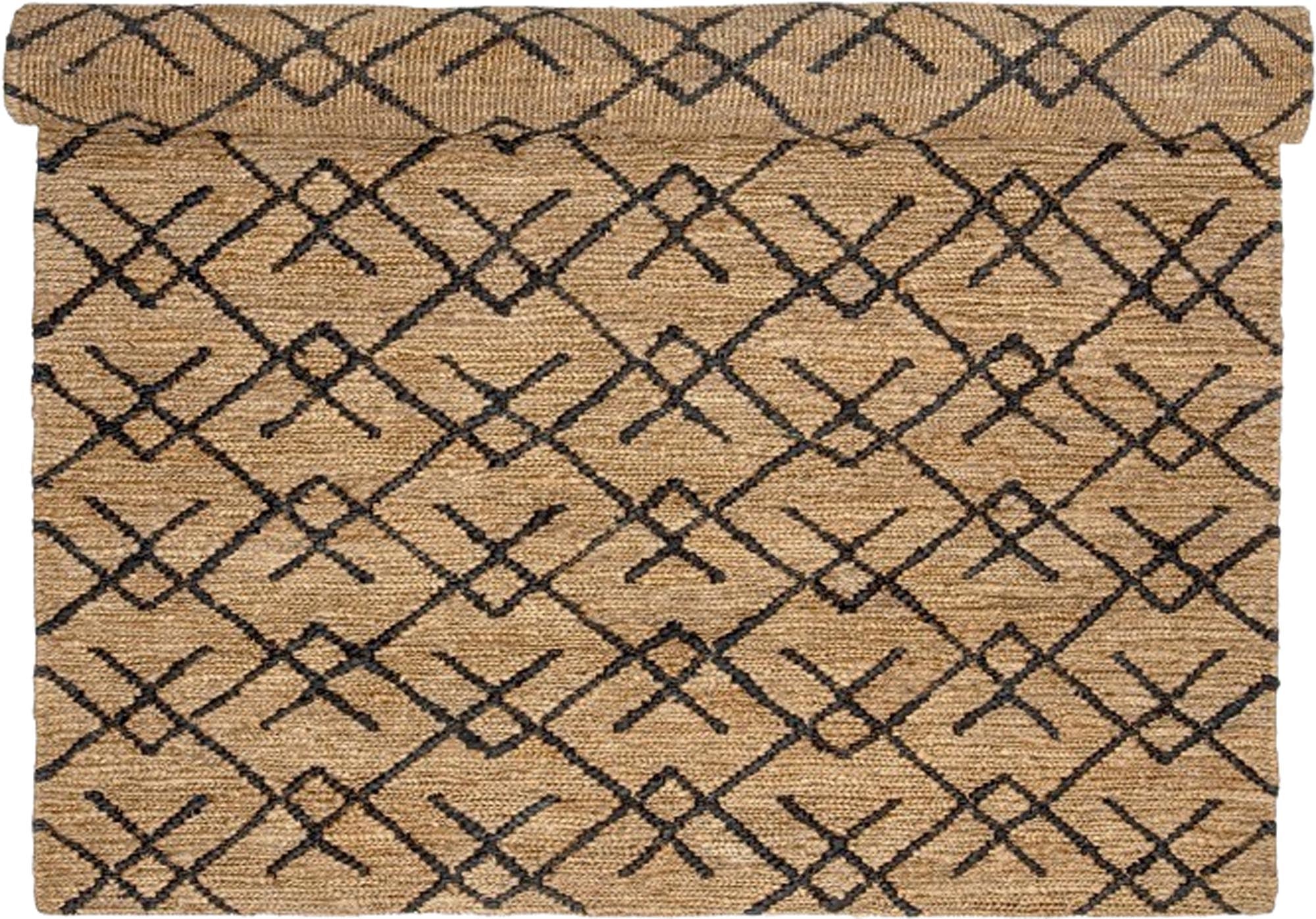Gaya Teppich aus Jute von Bloomingville, natürlich und elegant, perfekt für ein warmes und einladendes Zuhause.