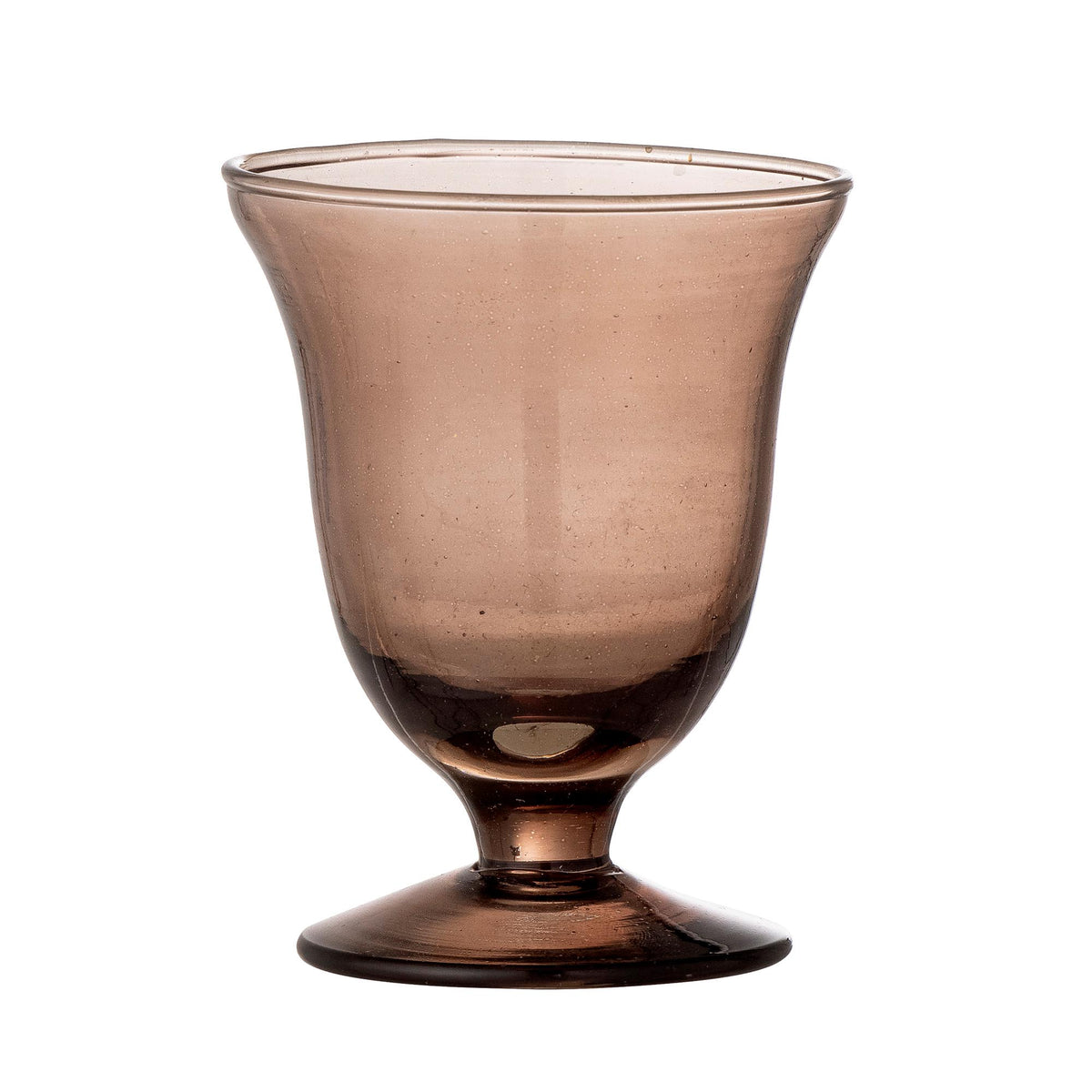 Florentine Weinglas, Braun, Recyceltes Glas in Brown präsentiert im Onlineshop von KAQTU Design AG. Universal Weingläser ist von Bloomingville