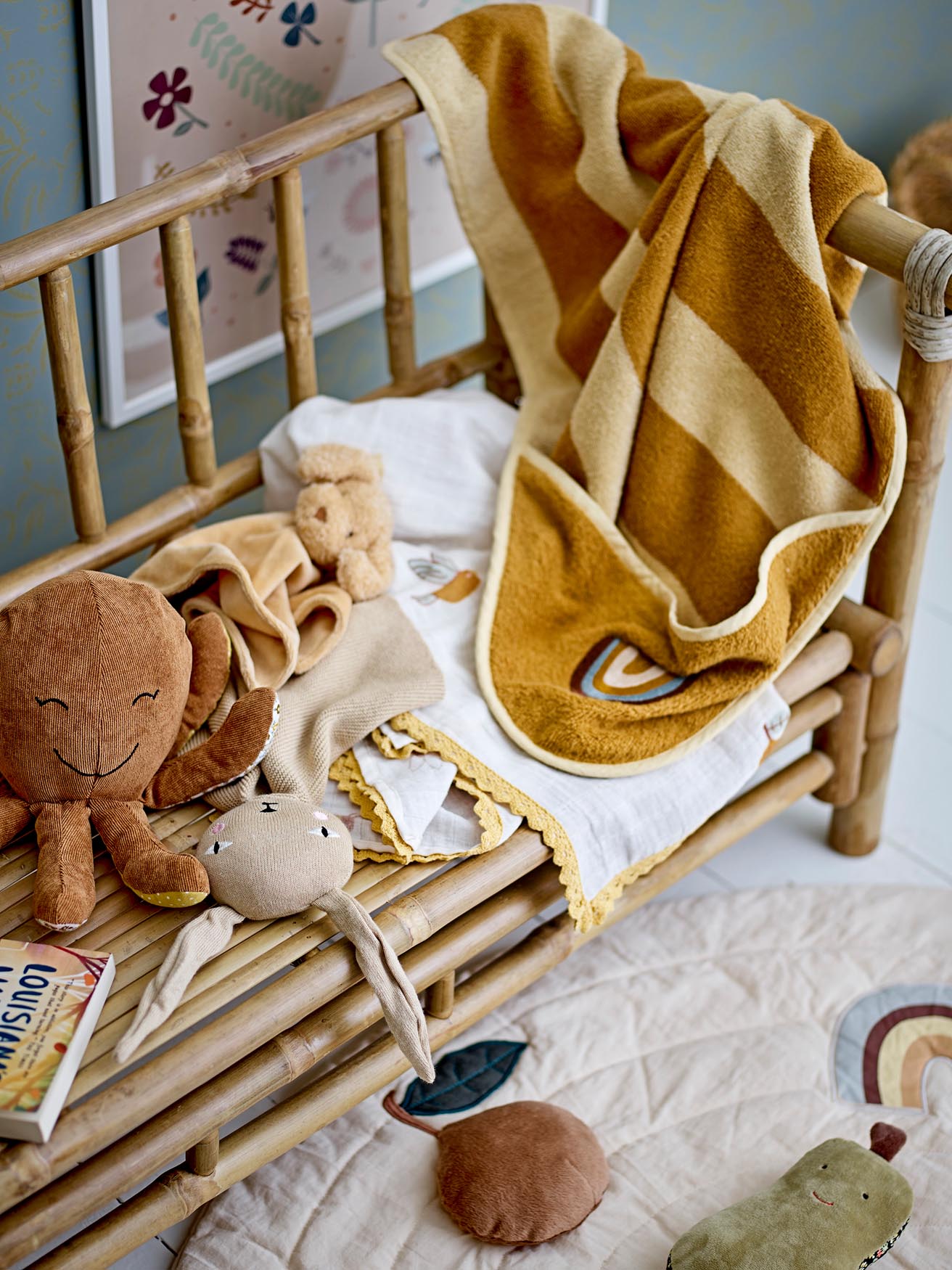 Agnes Spielmatte, Weiá, Baumwolle in White präsentiert im Onlineshop von KAQTU Design AG. Objekte Kids ist von Bloomingville Mini