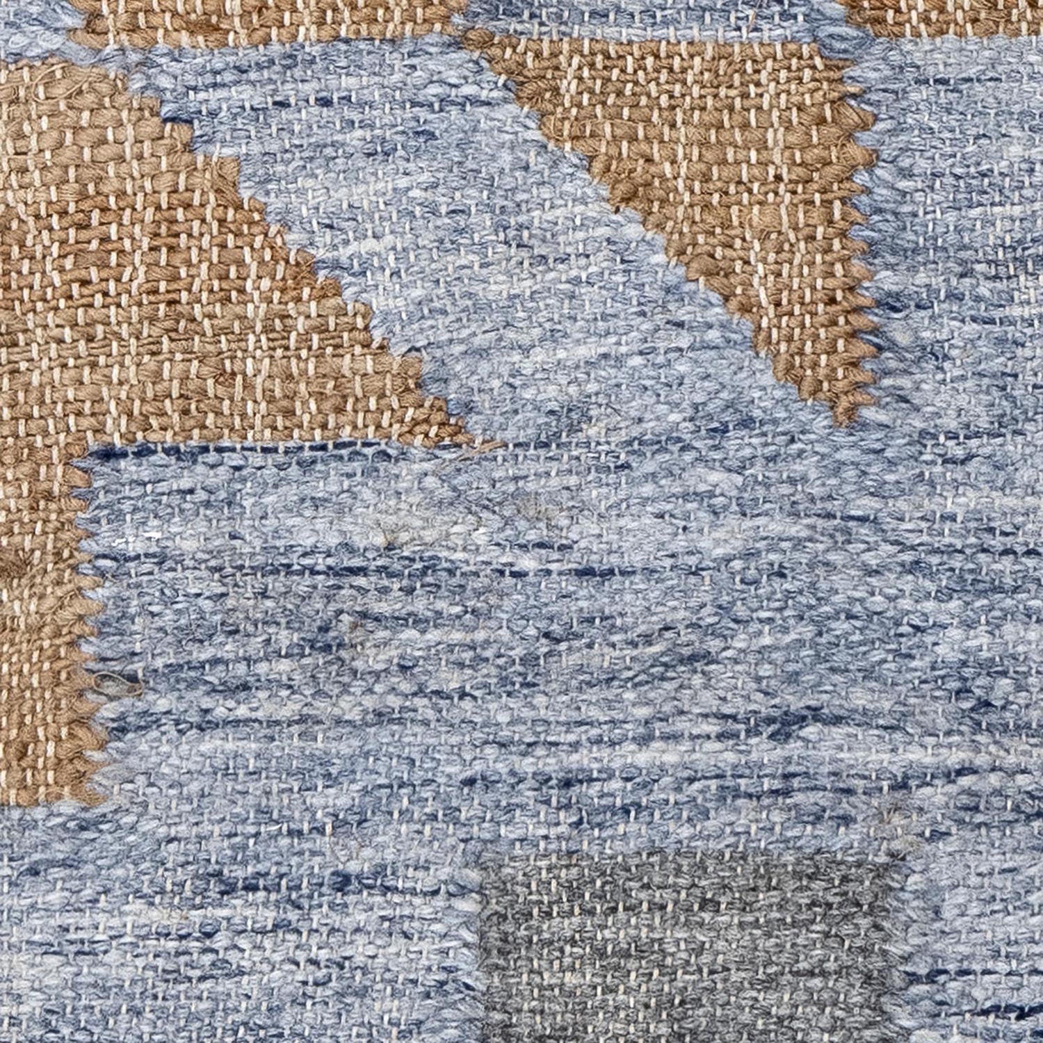 Vikka Jute-Teppich in Blau: Natürliches Design von Bloomingville.