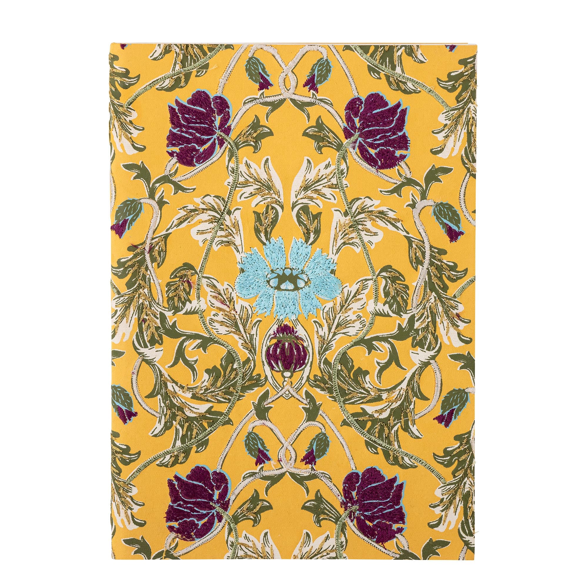 Celestina Notizbuch, Gelb, Papier in Yellow präsentiert im Onlineshop von KAQTU Design AG. Büromaterial ist von Creative Collection