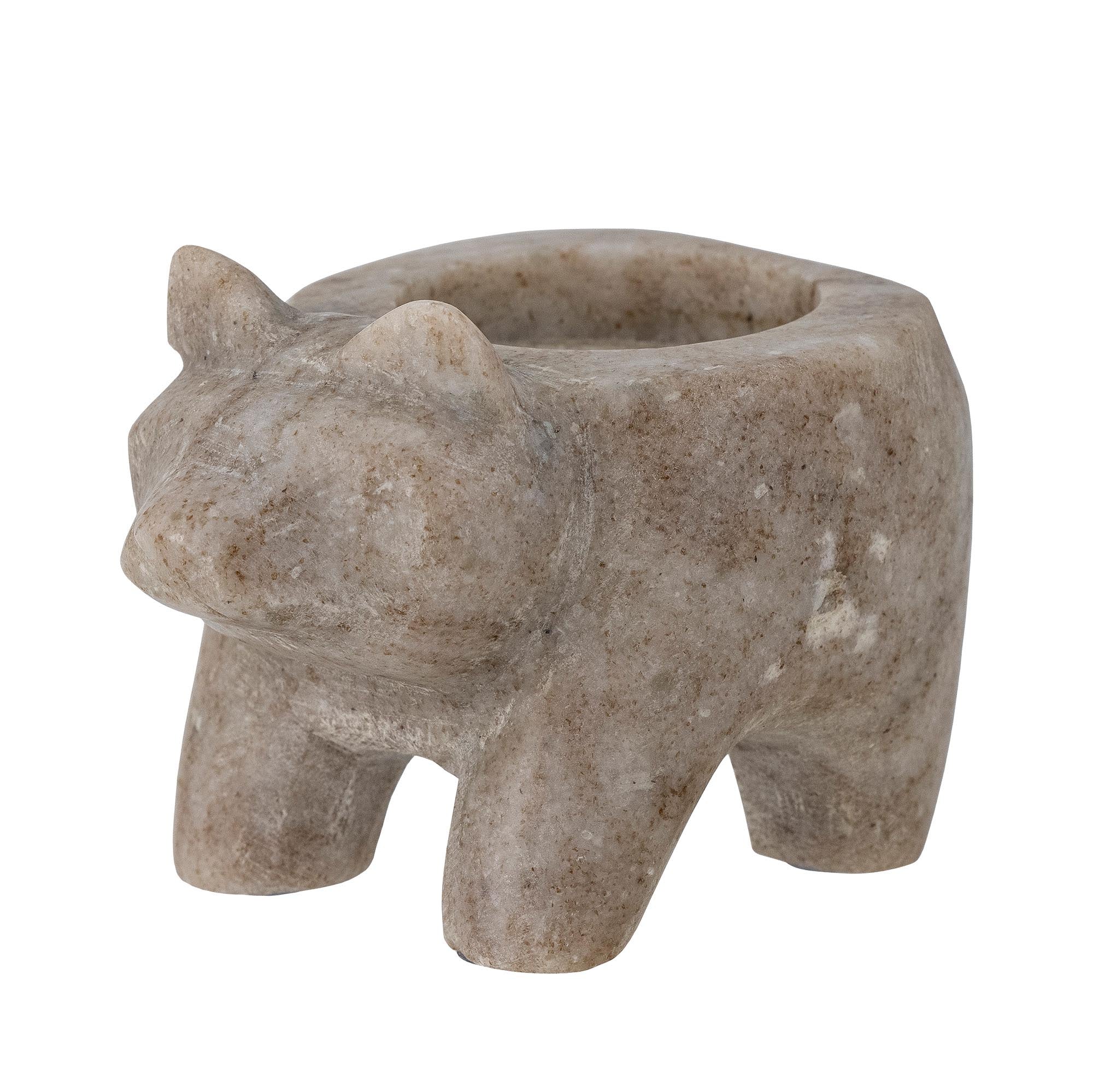 Marcietta Teelichthalter, Natur, Marmor in Nature präsentiert im Onlineshop von KAQTU Design AG. Teelichthalter ist von Bloomingville