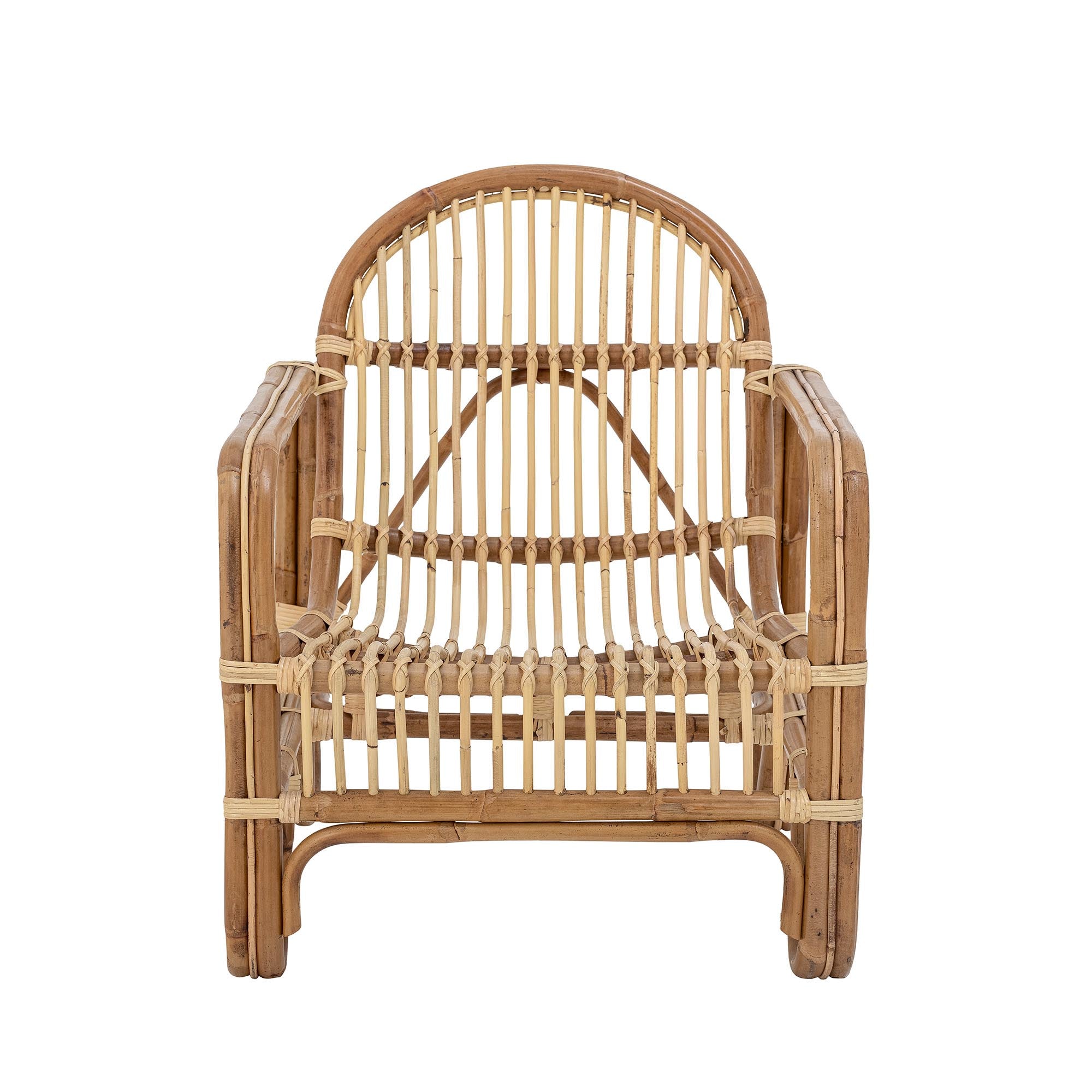 Eleganter Baal Loungesessel aus Rattan, ideal für Wohnzimmer oder Gewächshaus, verleiht jedem Raum Charme und Stil.