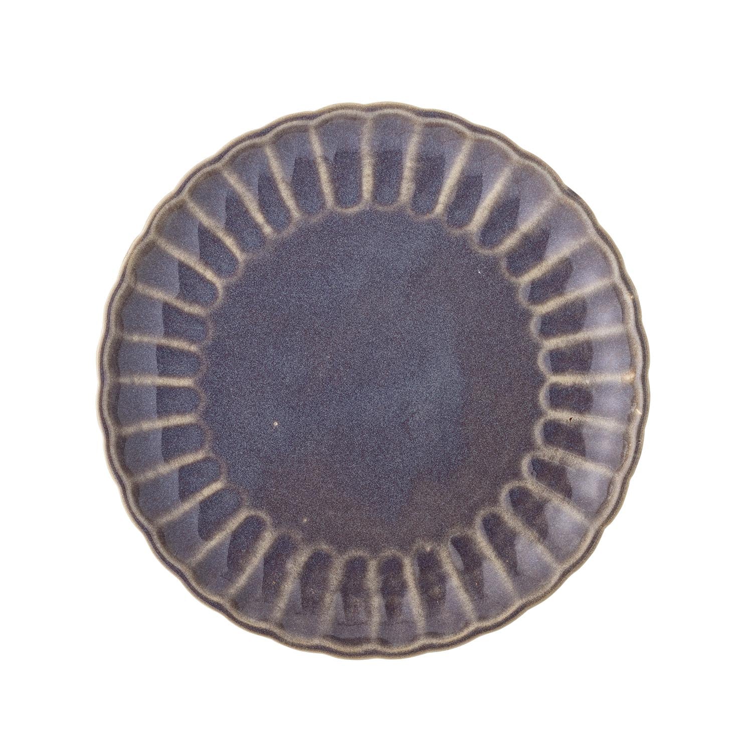 Violetter Latina Teller aus Steingut von Bloomingville, perfekt für elegante Tischdekoration und besondere Momente.