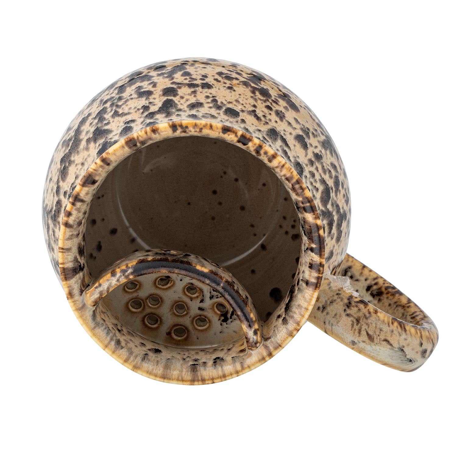 Eleganter grauer Steingutbecher von Creative Collection, ideal für moderne Tischdekoration und stilvollen Genuss.