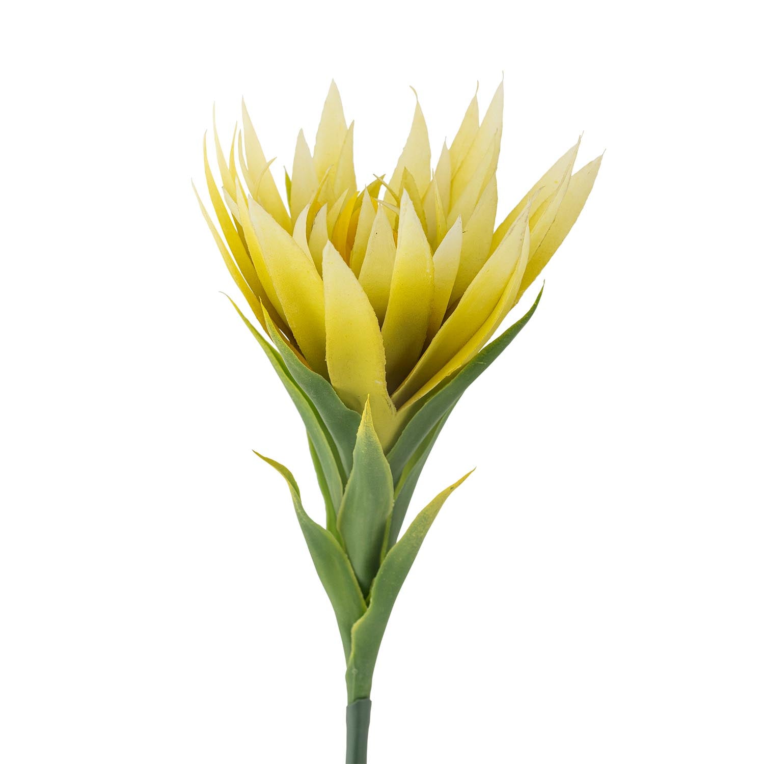 Künstliche gelbe Lilie von Bloomingville, detailgetreu gestaltet, ideal für stilvolle Dekorationen und langlebige Blumenarrangements.