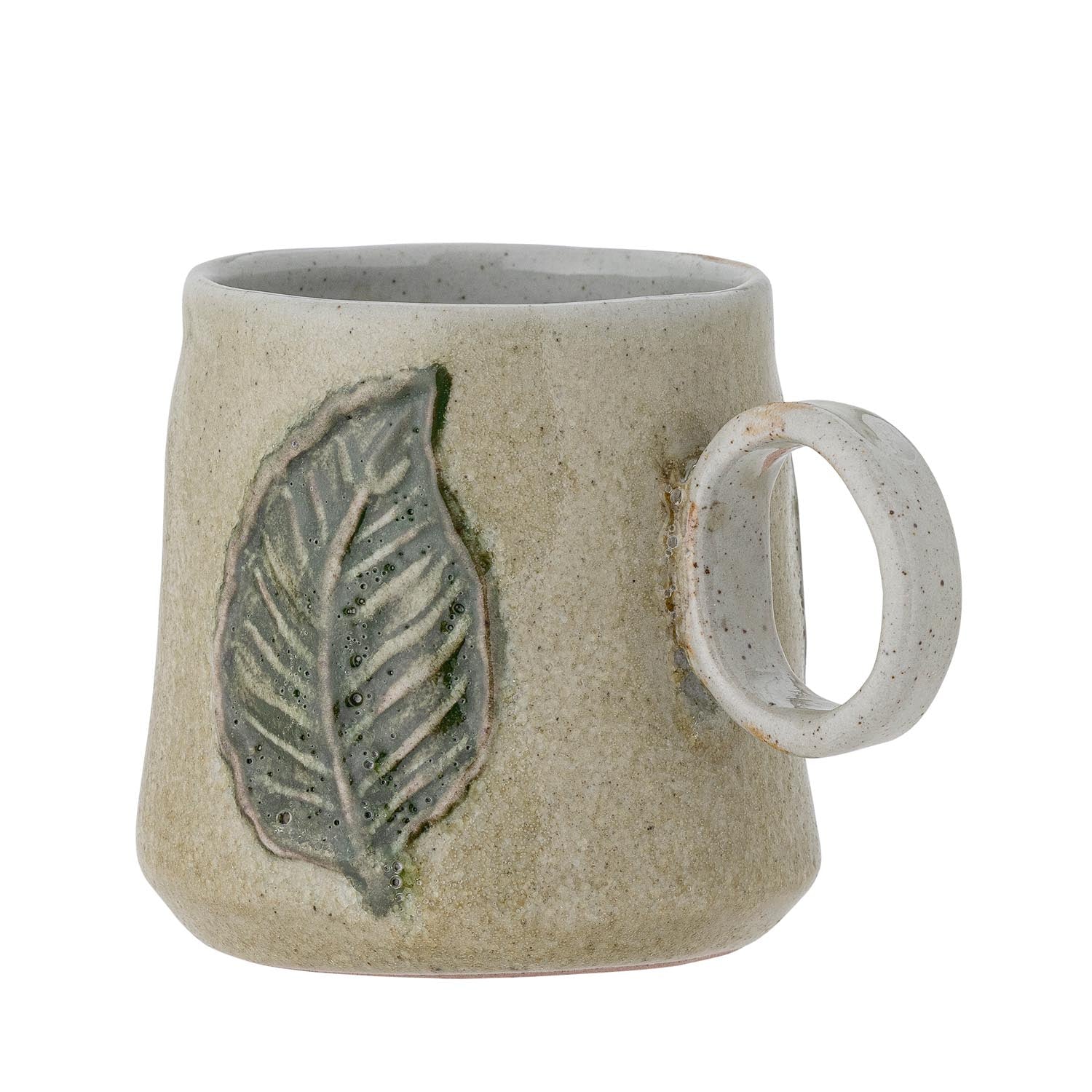 Eleganter Jasper Becher aus grünem Steingut von Creative Collection, ideal für stilvolle Getränke.