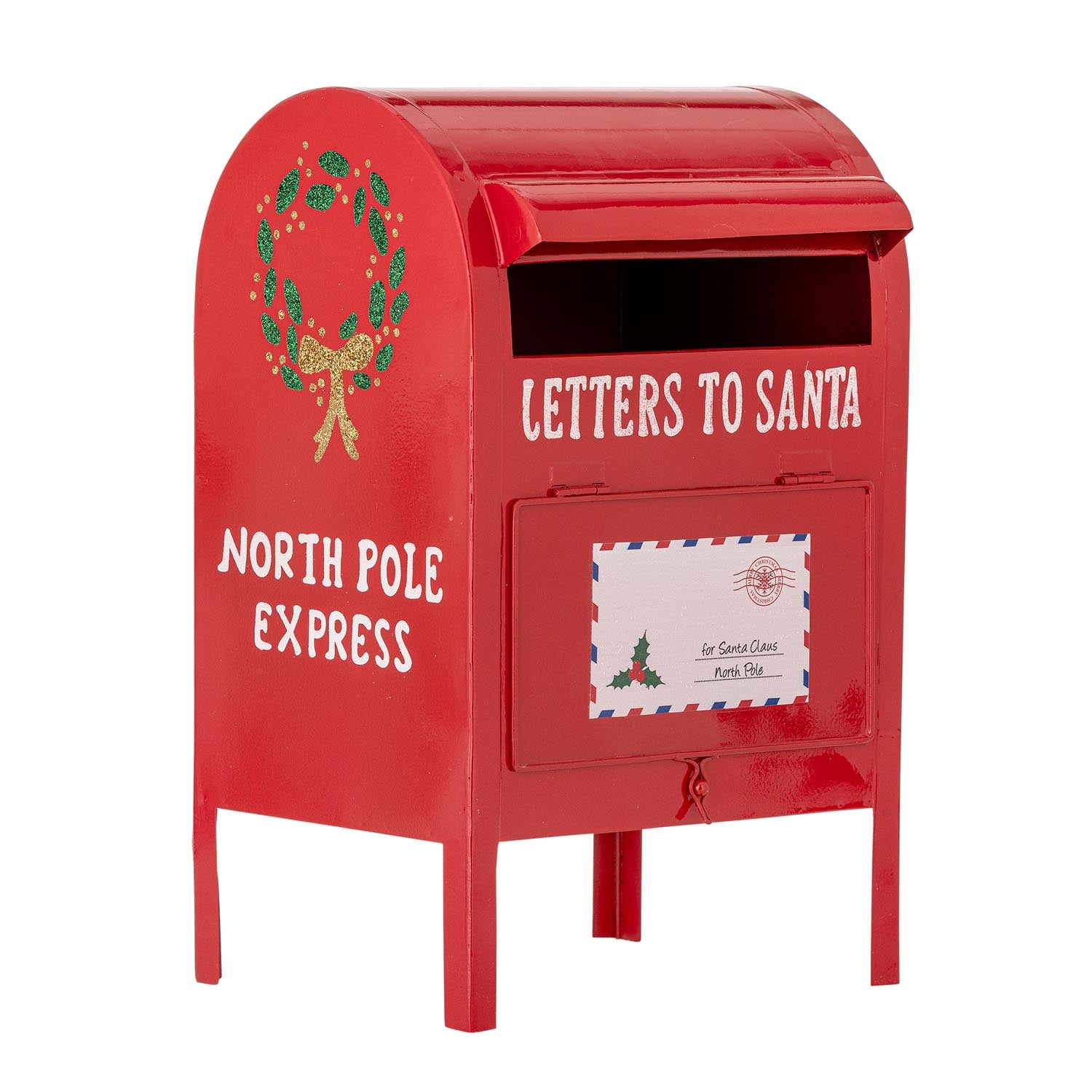 Modernes Deko-Element aus rotem Metall von Bloomingville, perfekt für stilvolle Akzente in Ihrem Zuhause. Zeitlos und dekorativ.