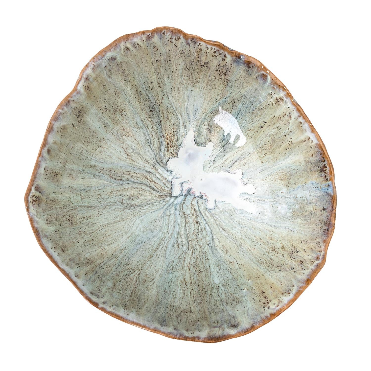 Die Joby Schale von Bloomingville aus blauem Steingut überzeugt mit elegantem Design und erstklassiger Qualität.