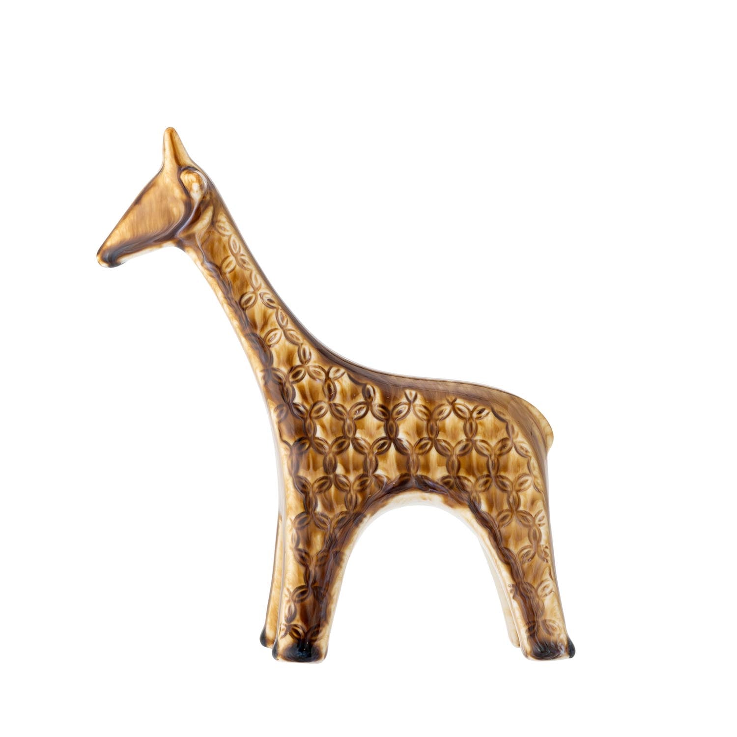 Elegante Longuro Deko aus braunem Steingut von Creative Collection, ideal für stilvolle und zeitgemässe Wohnraumgestaltung.