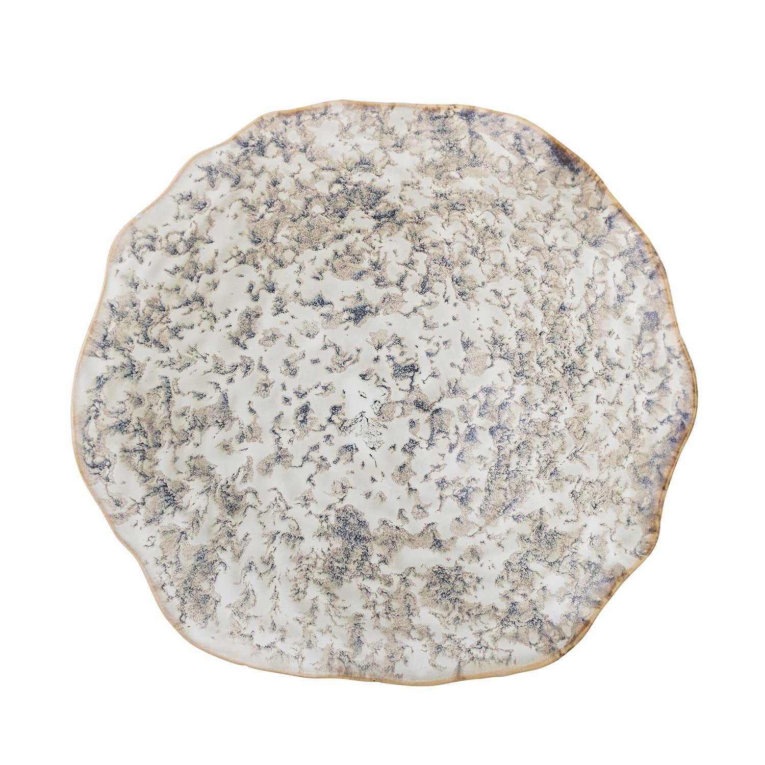 Die graue Lennon Schale von Bloomingville aus Steingut überzeugt mit modernem Stil und ist vielseitig einsetzbar.