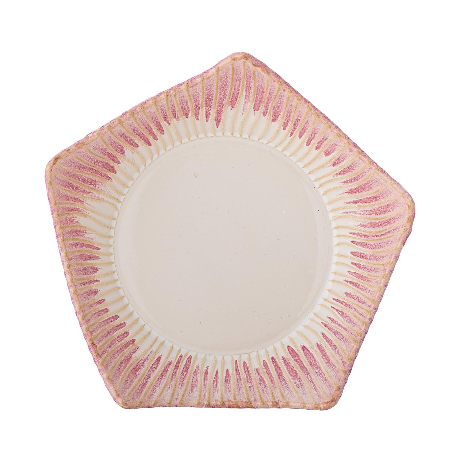 Elegante Steingutschale mit floralem Rosendesign von Creative Collection, ideal für stilvolle Dekorationen.