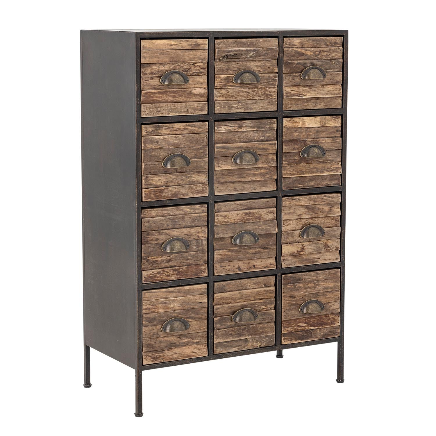 Matteo Drawer: Stilvolle schwarze Metallkommode von Creative Collection, ideal für modernes Wohnen und funktionale Organisation.