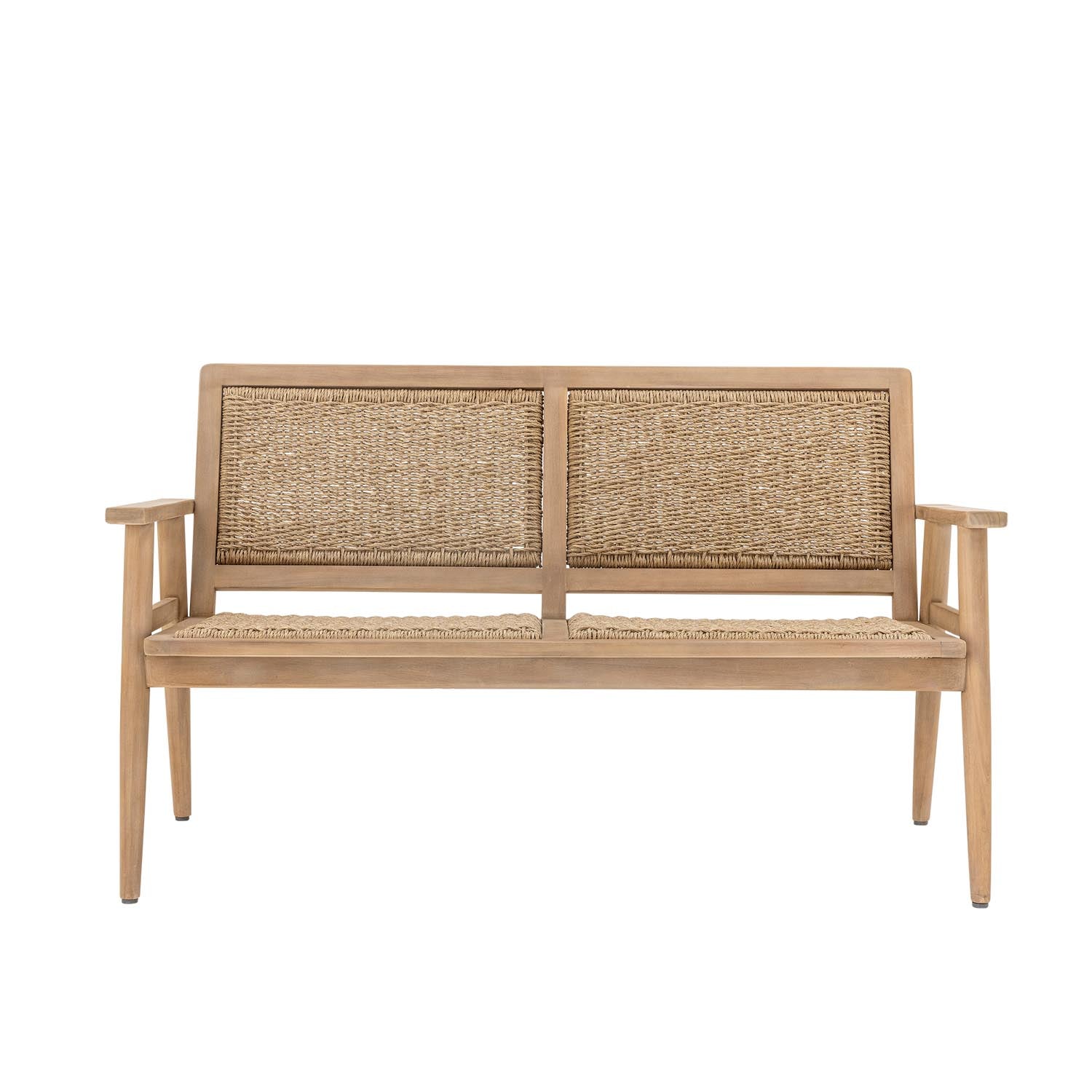 Das Sorrento Sofa von Bloomingville: stilvolles, nachhaltiges Design aus FSC®100% Akazienholz, ideal für jede Gartenlandschaft.
