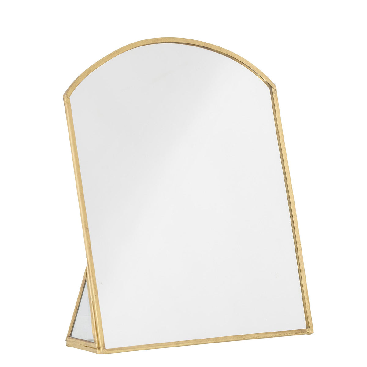 Inge Tischspiegel, Brass, Glas in Brass präsentiert im Onlineshop von KAQTU Design AG. Tischspiegel ist von Bloomingville