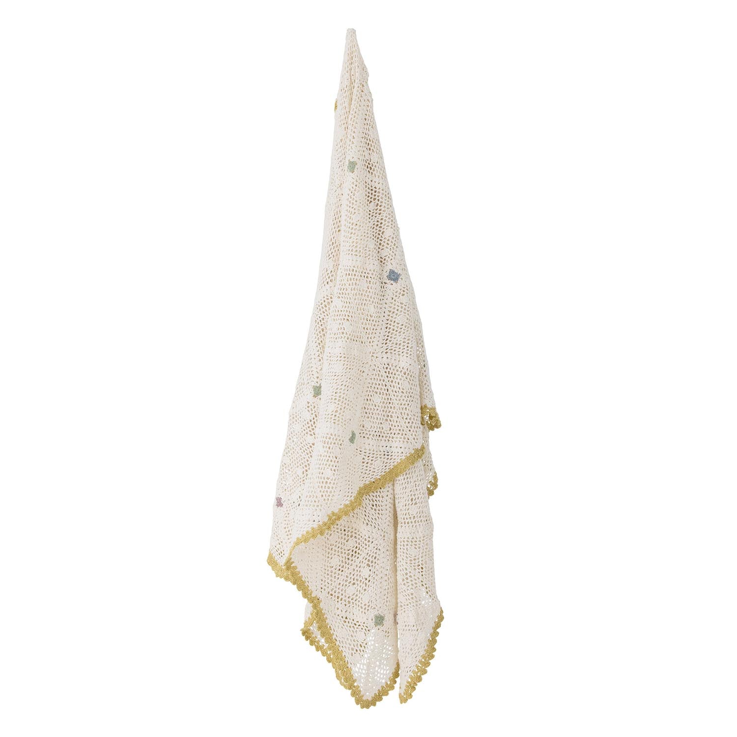 Die Rovigo Decke von Bloomingville aus natürlicher Baumwolle bietet stilvolle Gemütlichkeit für Ihr Zuhause.