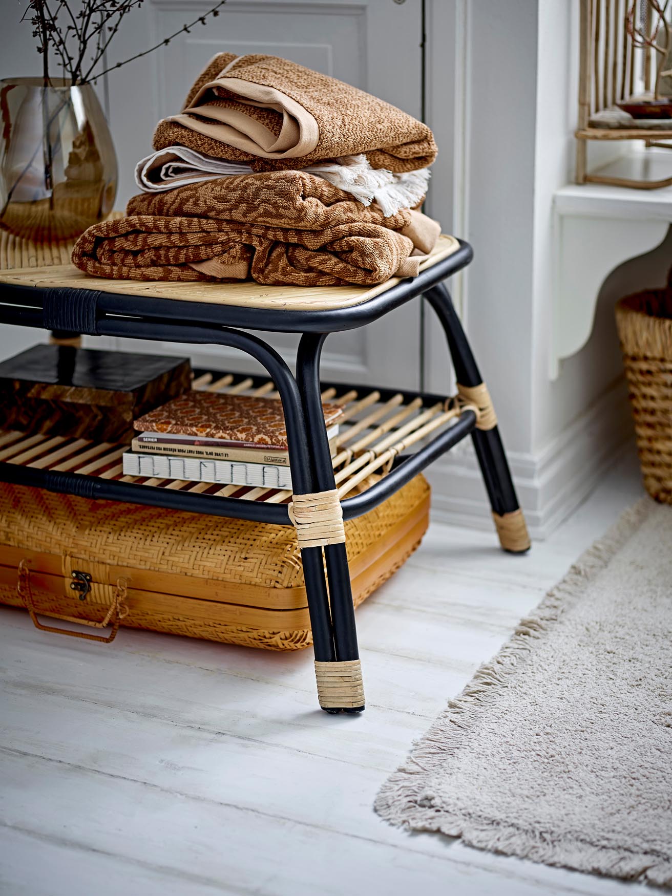 Kaysa Handtuch Braun: Weiche Baumwolle, stilvoll von Bloomingville.