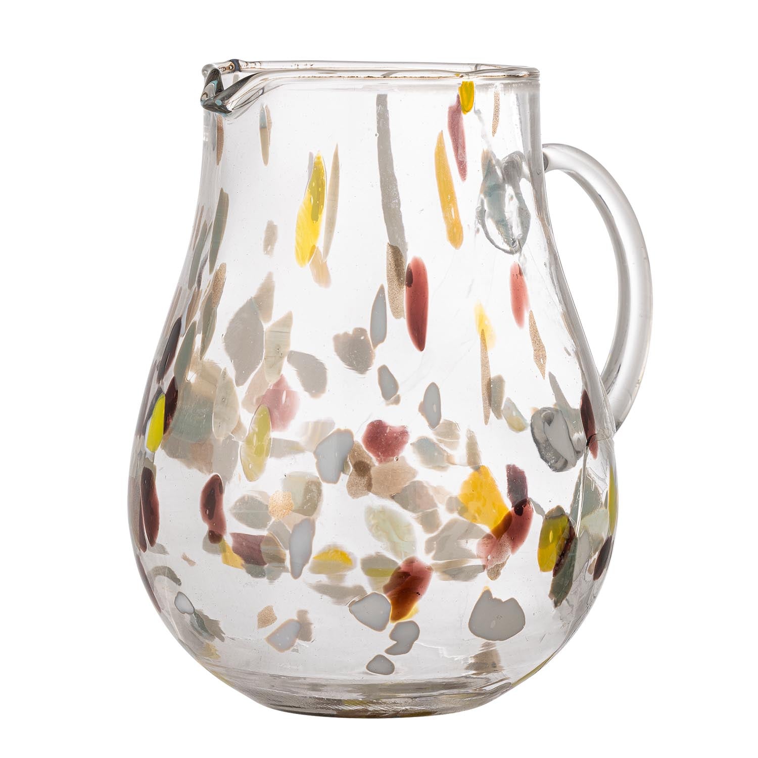 Der Kenji Krug aus gelbem recyceltem Glas von Creative Collection ist ein stilvolles und nachhaltiges Wohnaccessoire.