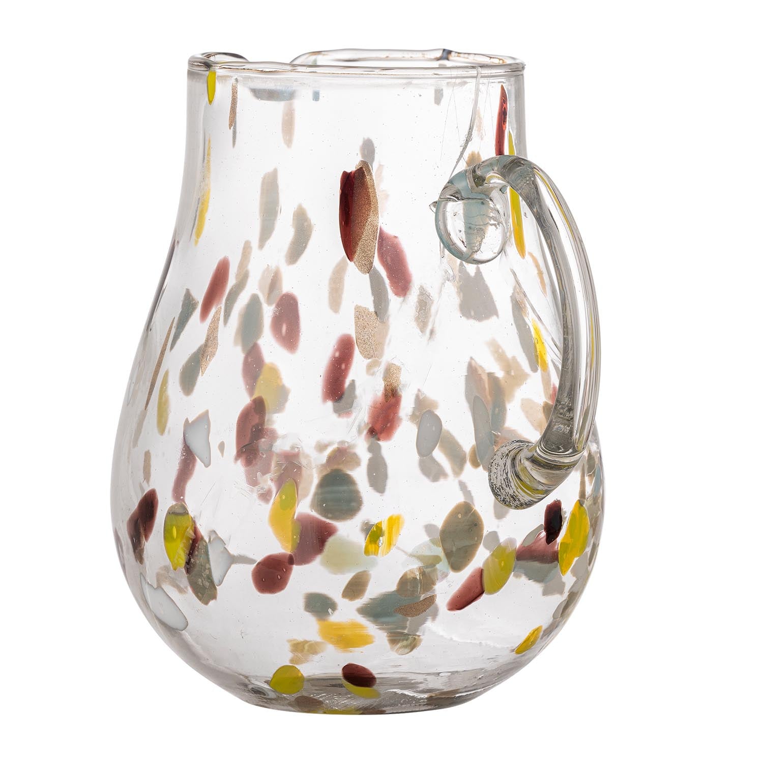 Der Kenji Krug aus recyceltem gelbem Glas von Creative Collection vereint Nachhaltigkeit und stilvolles Design für Ihr Zuhause.