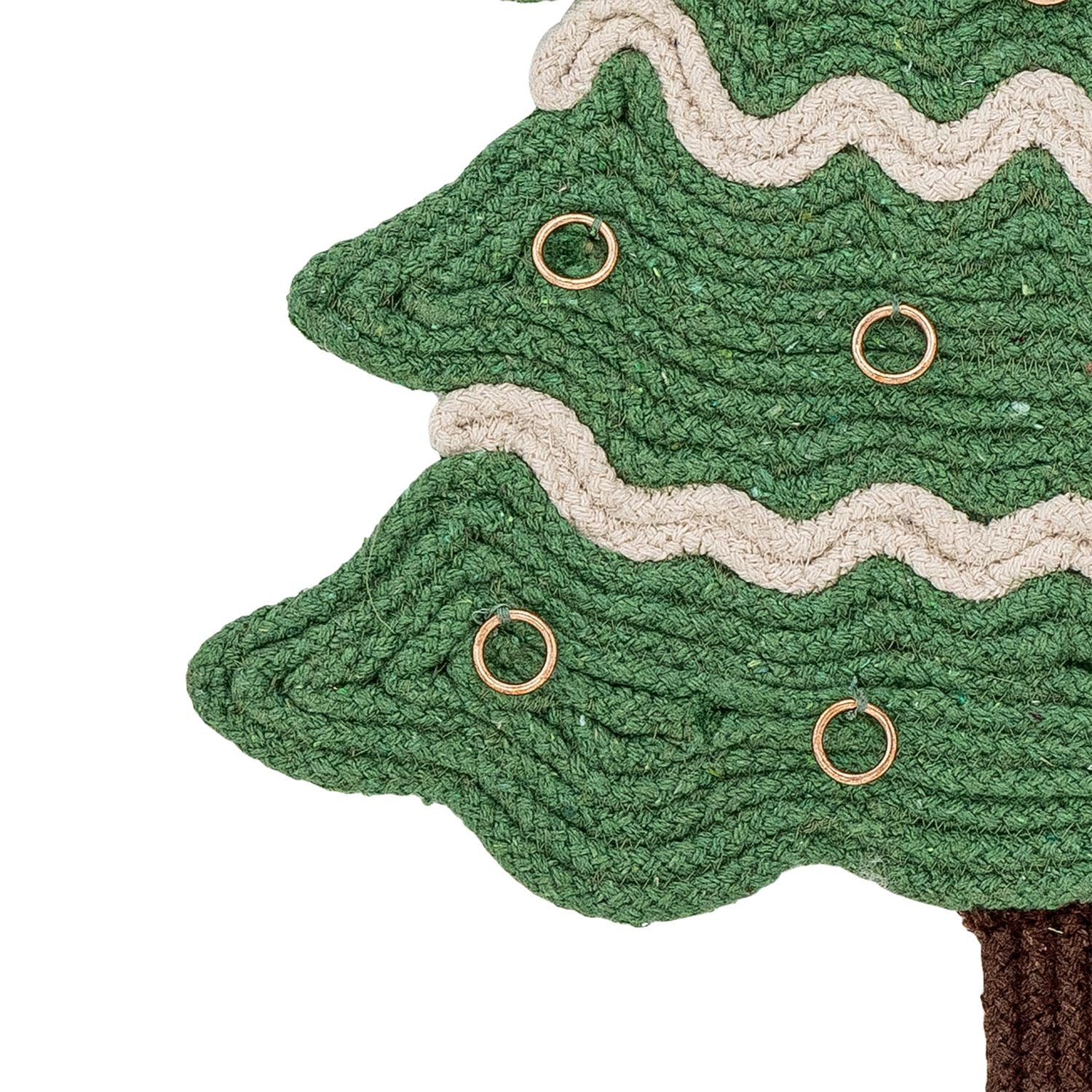 Ein stilvoller Kalender aus grüner Baumwolle von Bloomingville, ideal für moderne und nachhaltige Wohnraumgestaltung.