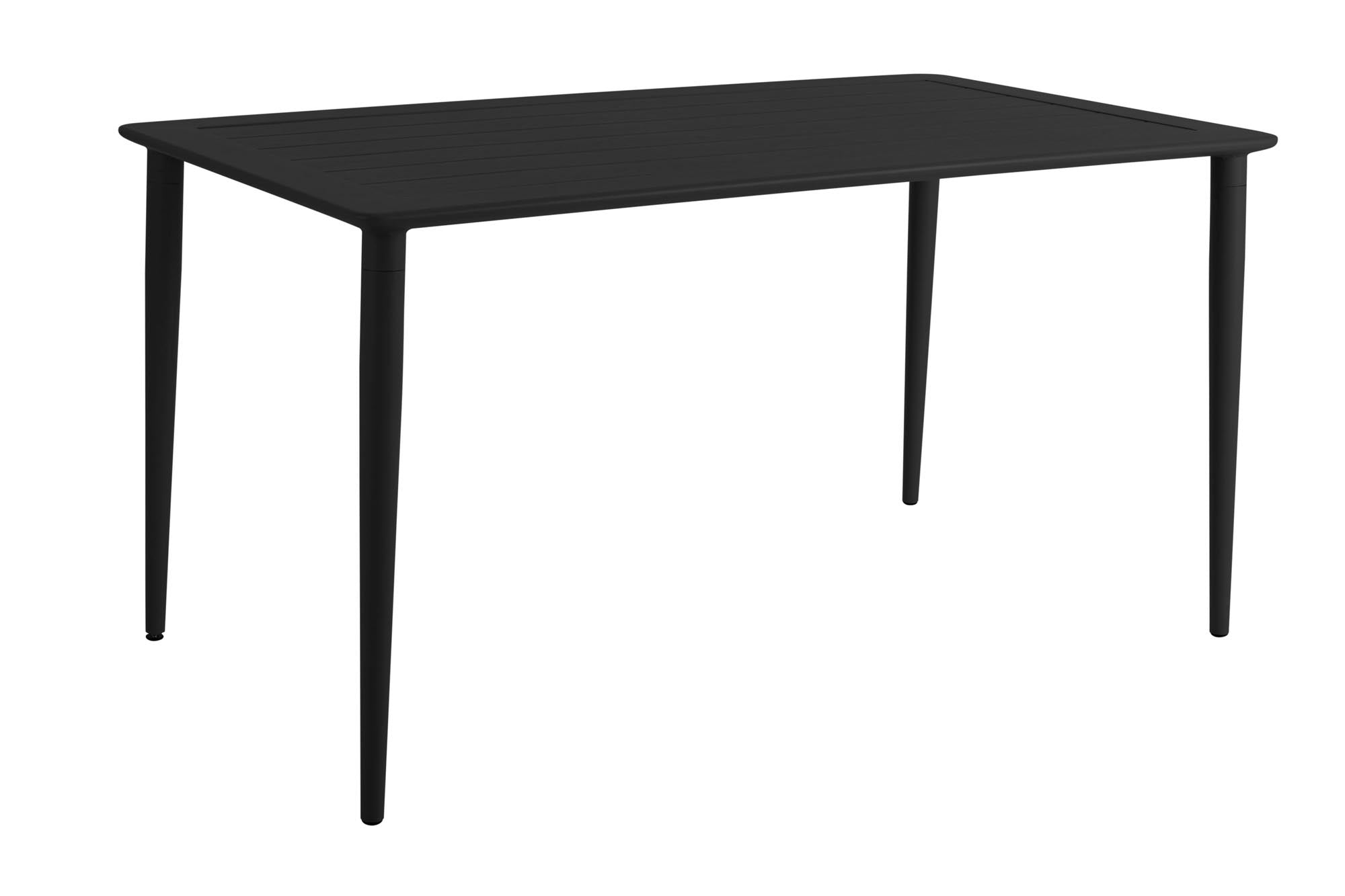 Eleganter schwarzer Gartentisch Nimes von Be Garden, ideal für stilvolle Außenbereiche und gesellige Zusammenkünfte.