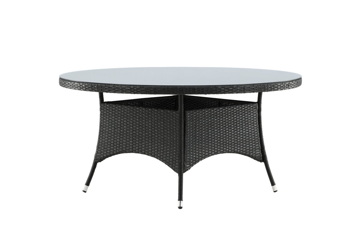 Volta Gartentisch rund in Schwarz präsentiert im Onlineshop von KAQTU Design AG. Gartentisch ist von Venture Home