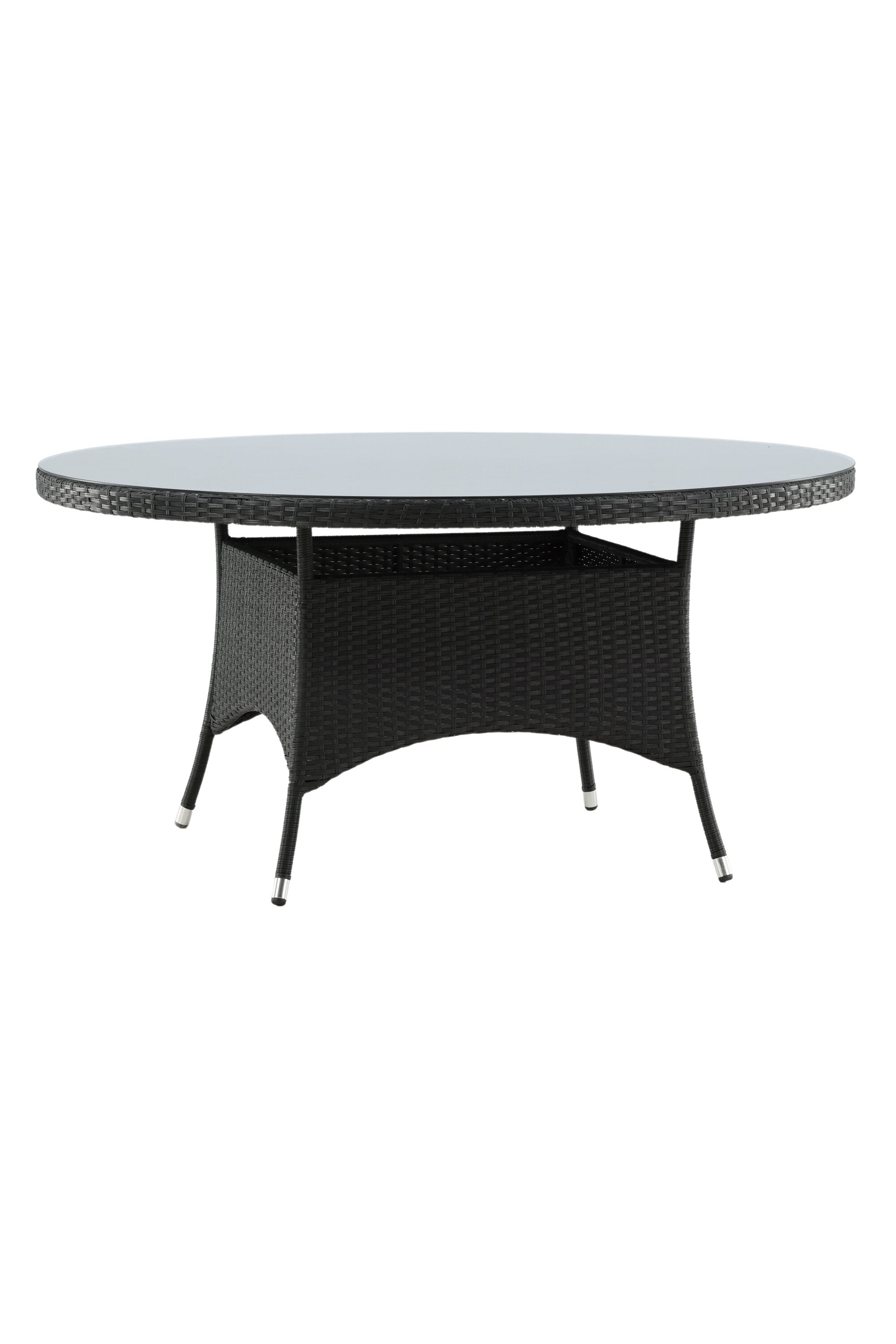 Volta Gartentisch rund in Schwarz präsentiert im Onlineshop von KAQTU Design AG. Gartentisch ist von Venture Home