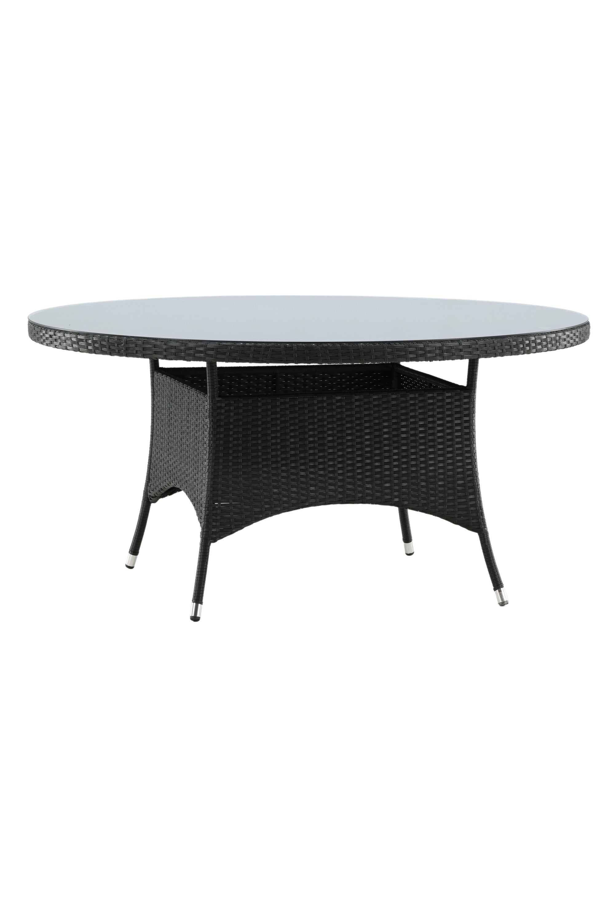 Volta Gartentisch rund in Schwarz präsentiert im Onlineshop von KAQTU Design AG. Gartentisch ist von Venture Home